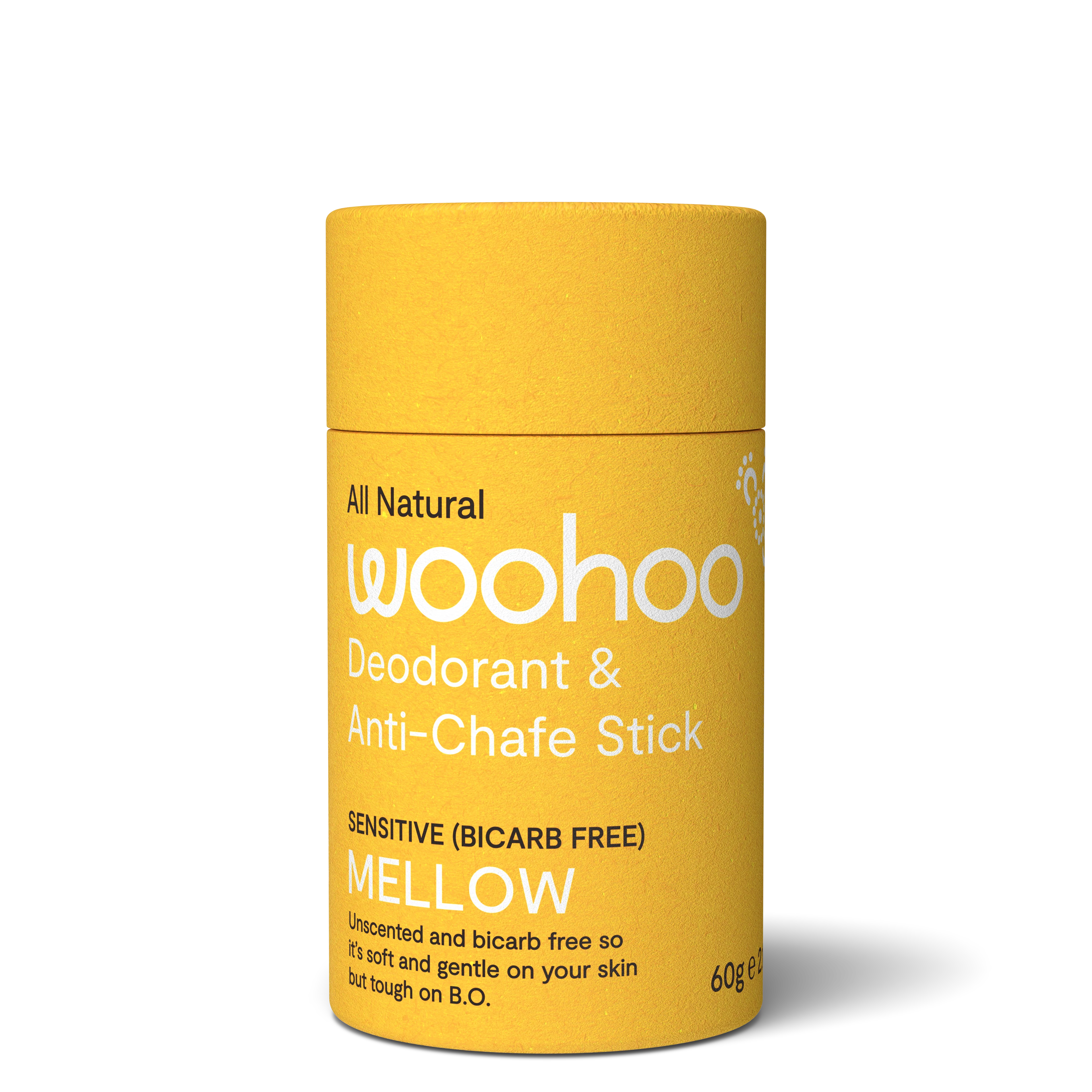 All Natural Deodorant & Anti-Chafe Stick - Mellow