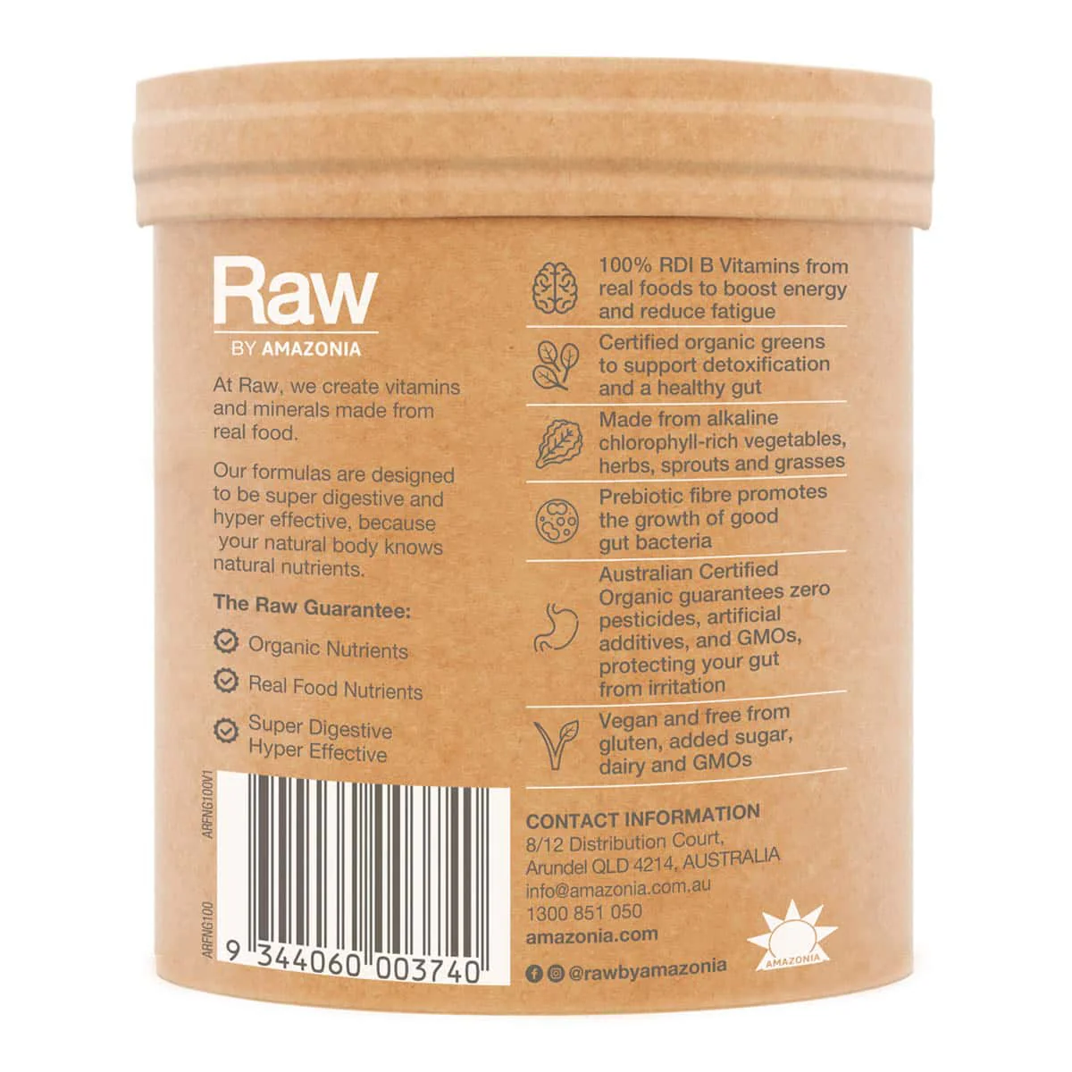 Raw Organic Greens - Vanilla Mint - Image 2
