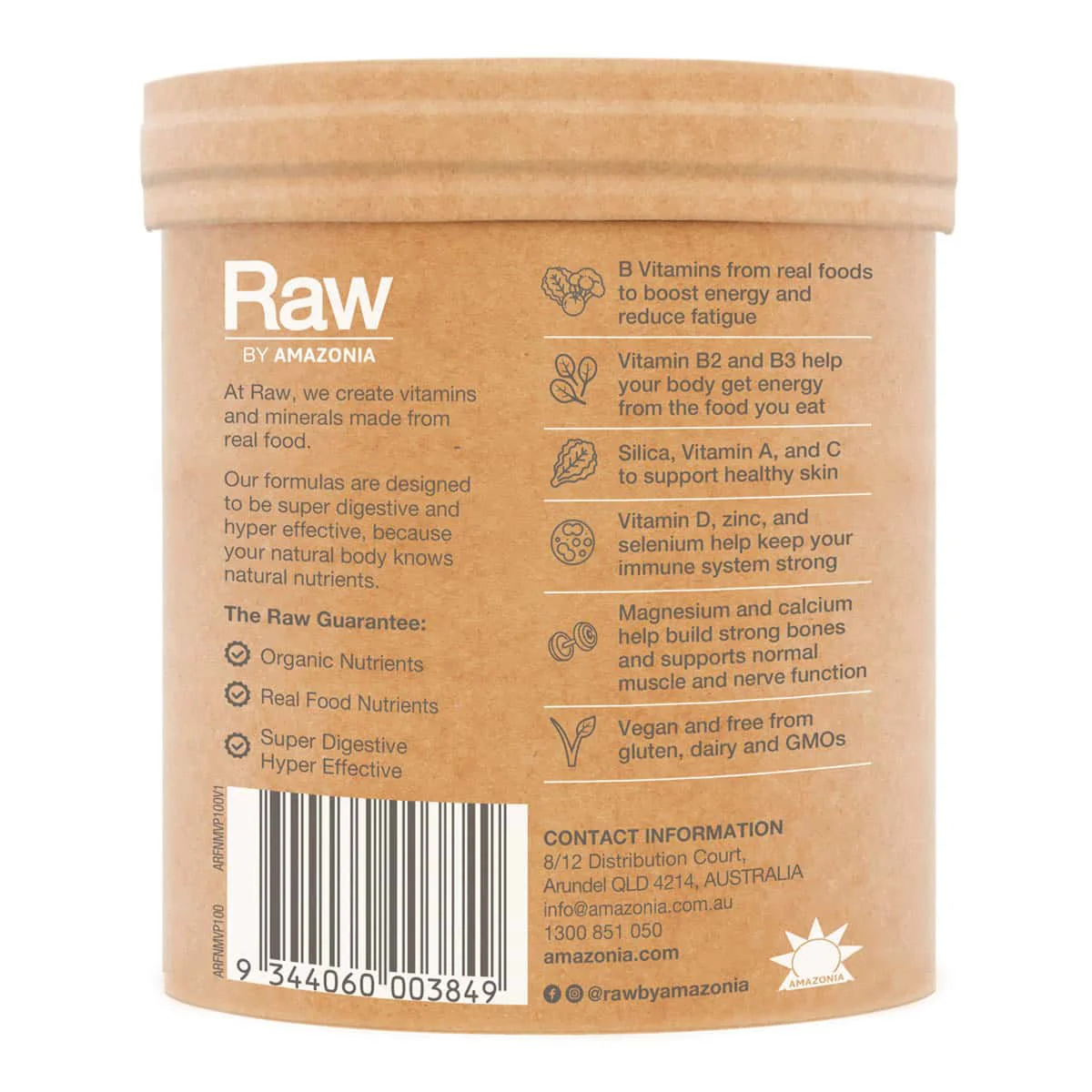 Raw Organic Multivitamin - Pineapple - Image 2