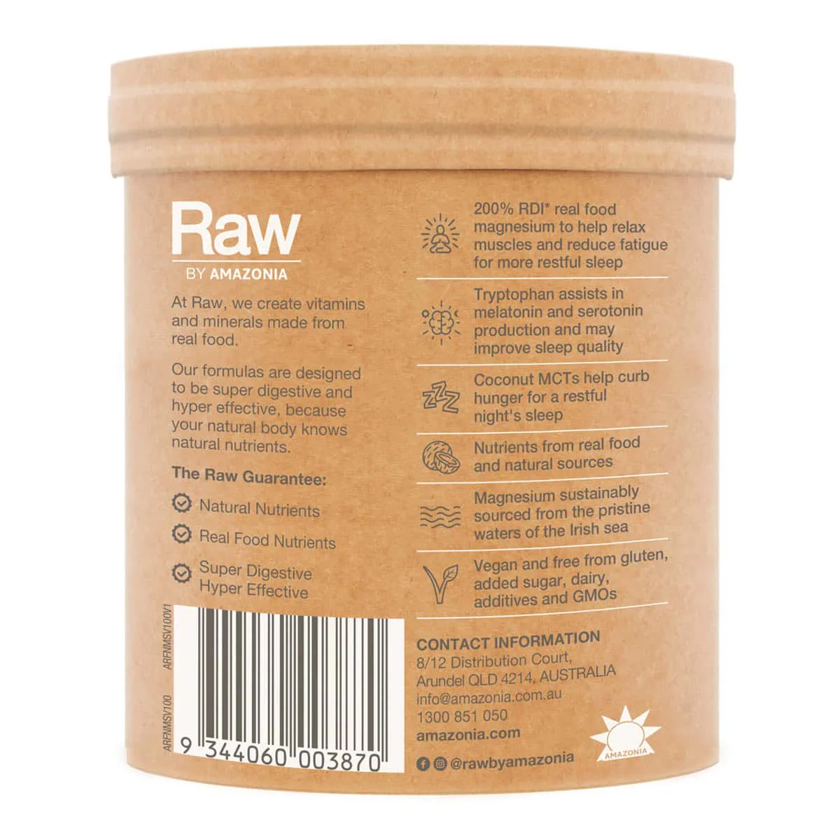 Raw Sleep Magnesium - Dreamy Vanilla - Image 2