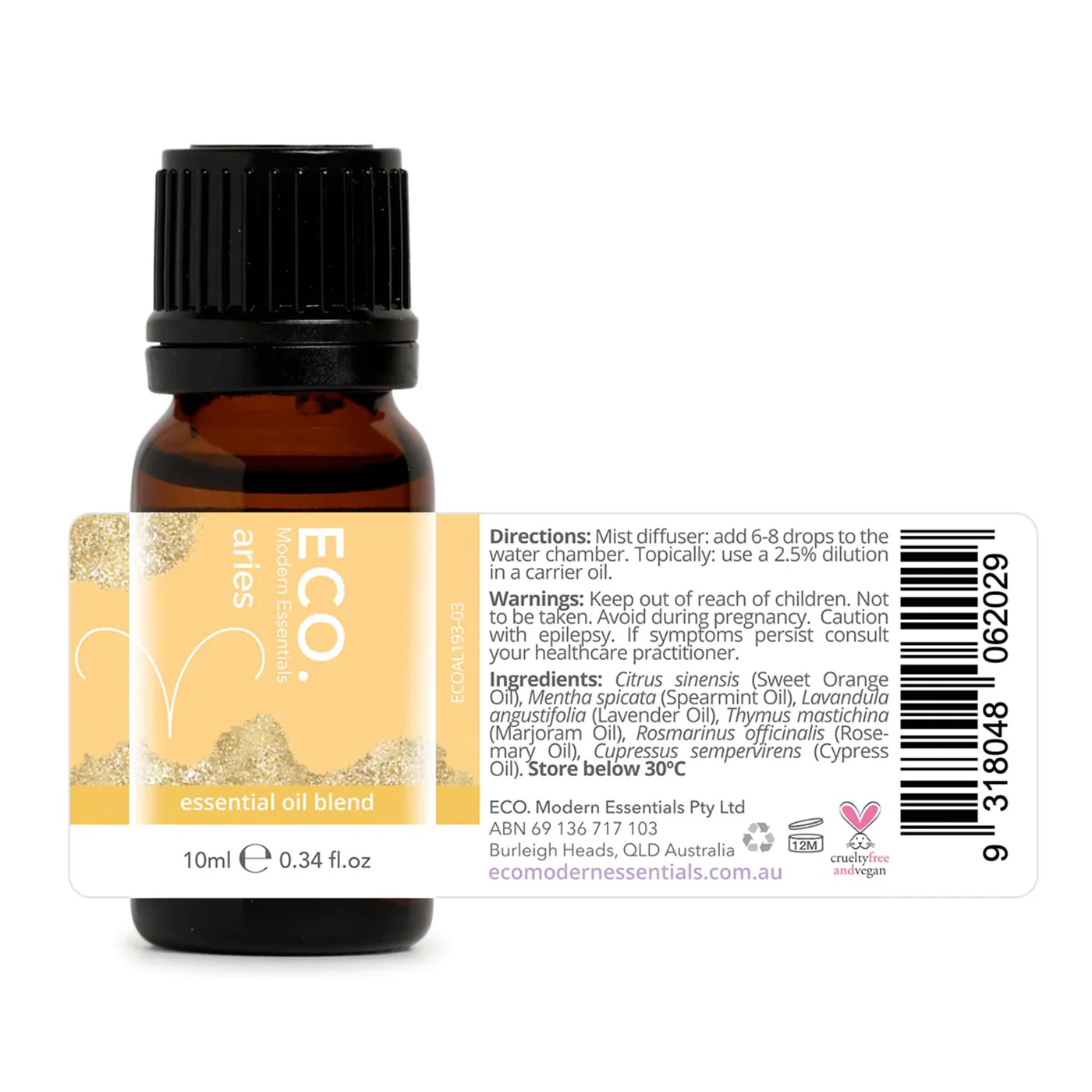 Aries Zodiac Sign Essential Oil Blend - Image 2