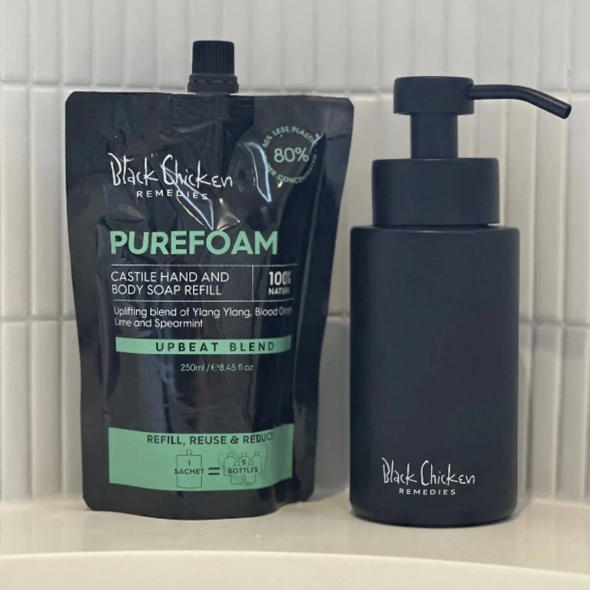 PureFoam Castile Hand & Body Soap Refill - Image 2