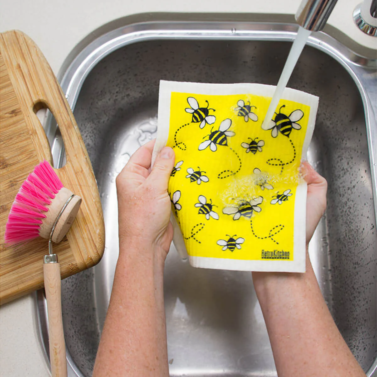 Compostable Sponge Cloth - Bees - Image 2