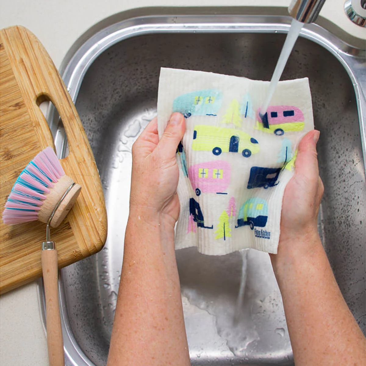 Compostable Sponge Cloth - Caravans - Image 2