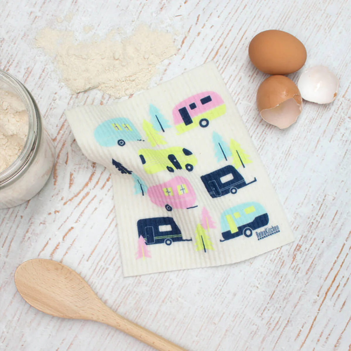 Compostable Sponge Cloth - Caravans - Image 3