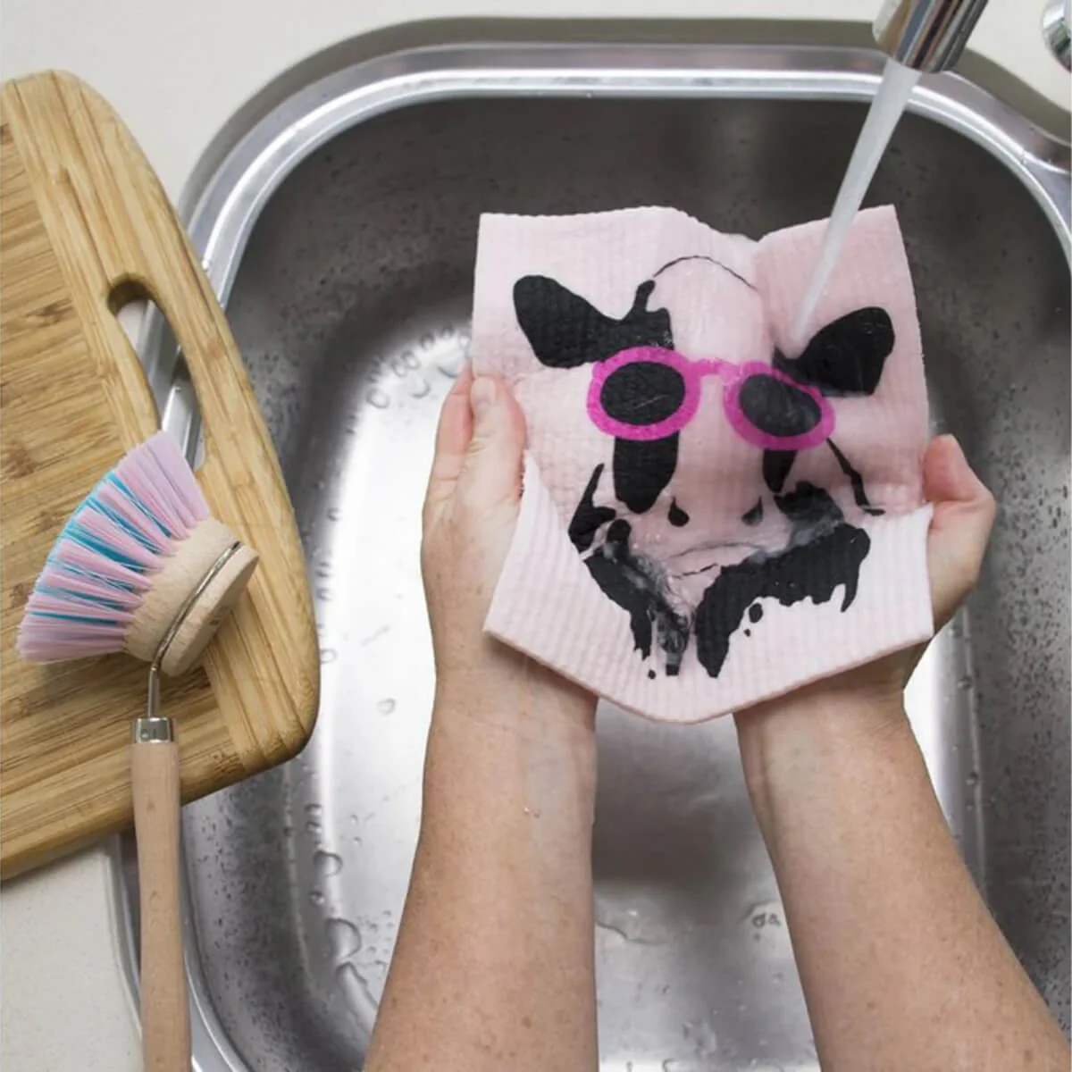 Compostable Sponge Cloth - Cow - Image 2