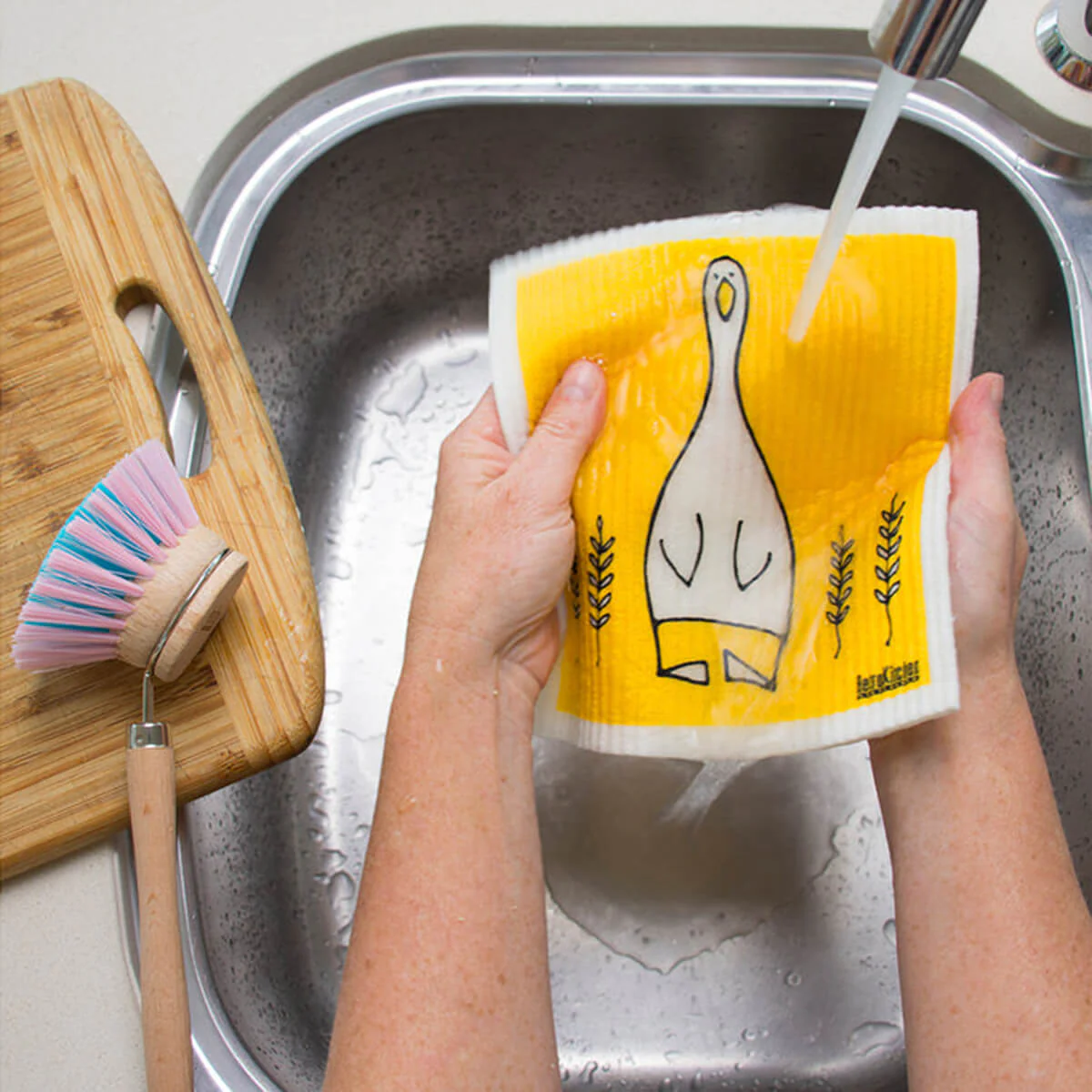 Compostable Sponge Cloth - Duck - Image 2