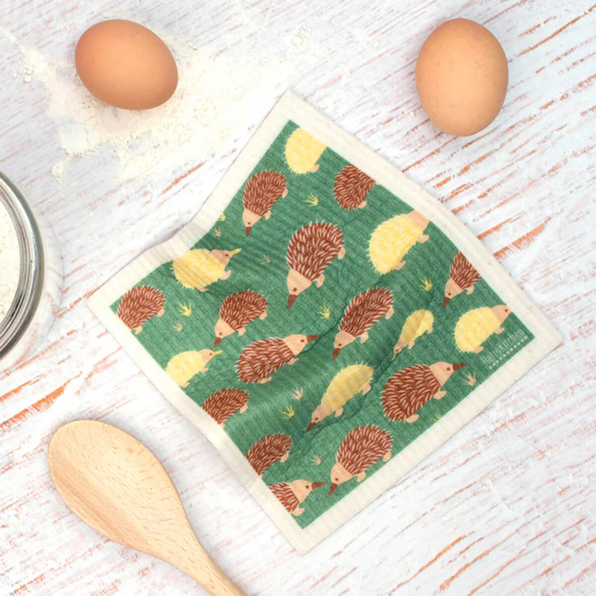 Compostable Sponge Cloth - Echidnas - Image 2