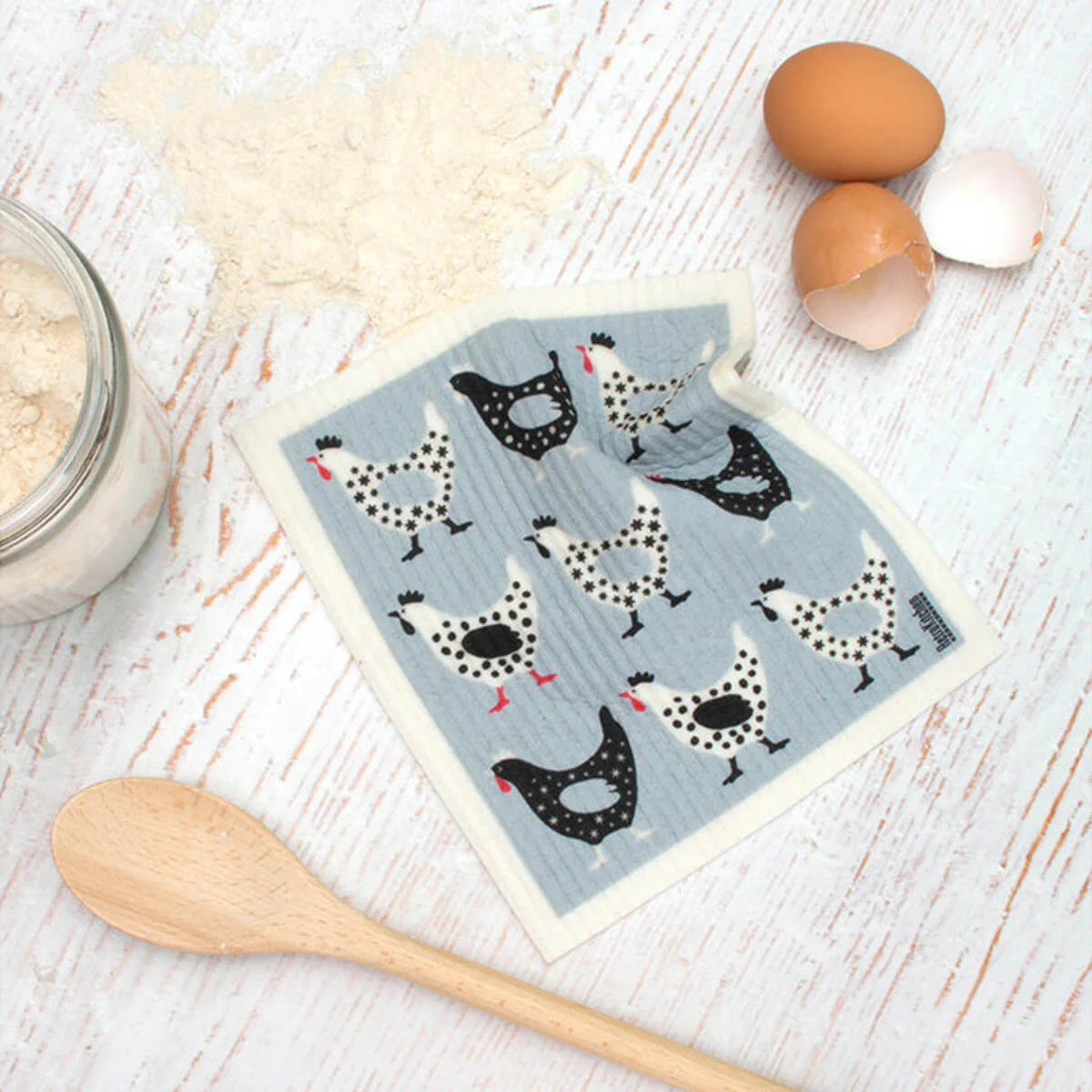 Compostable Sponge Cloth - Hens - Image 2