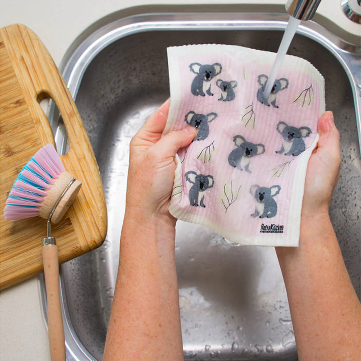 Compostable Sponge Cloth - Koalas - Image 2