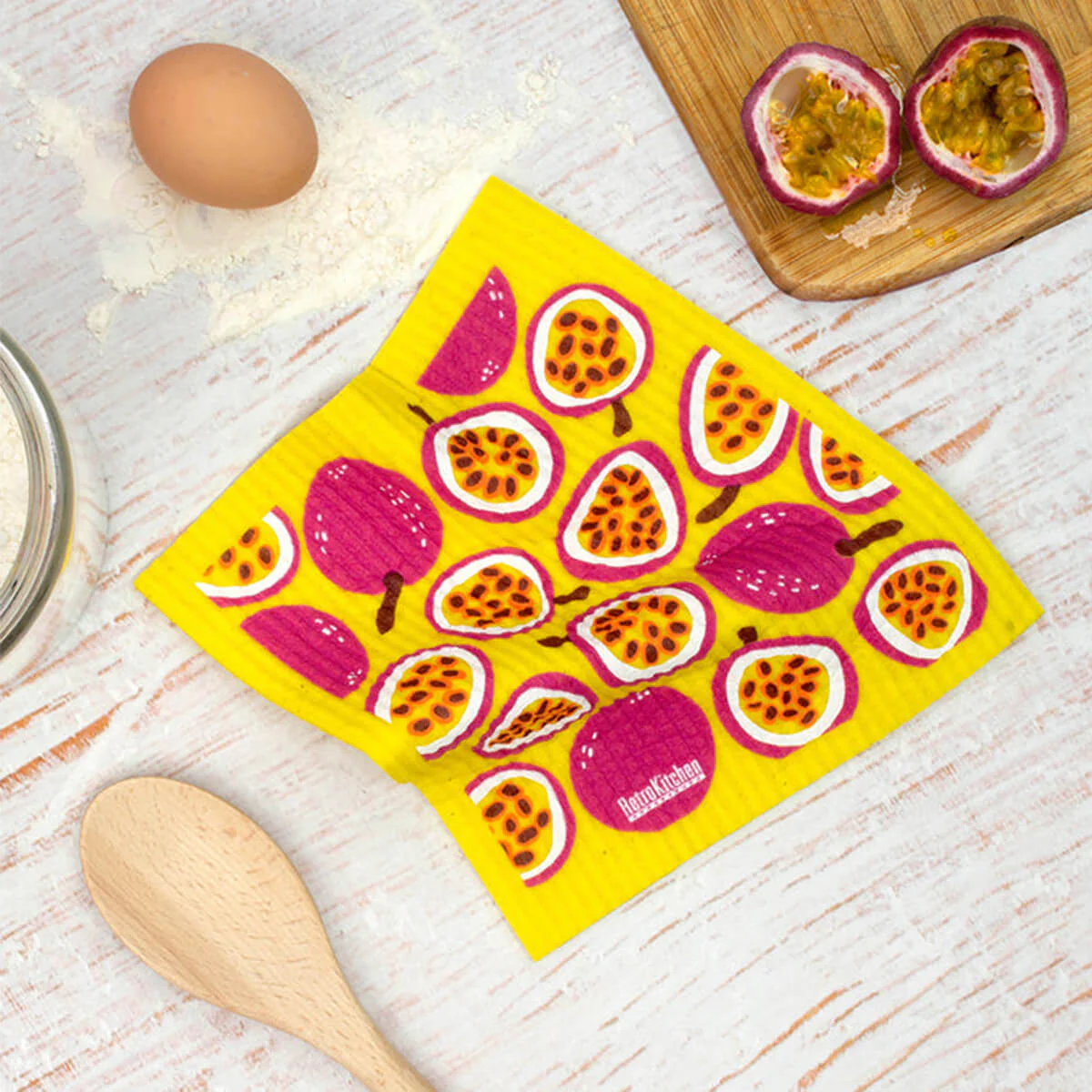 Compostable Sponge Cloth - Passionfruit - Image 2