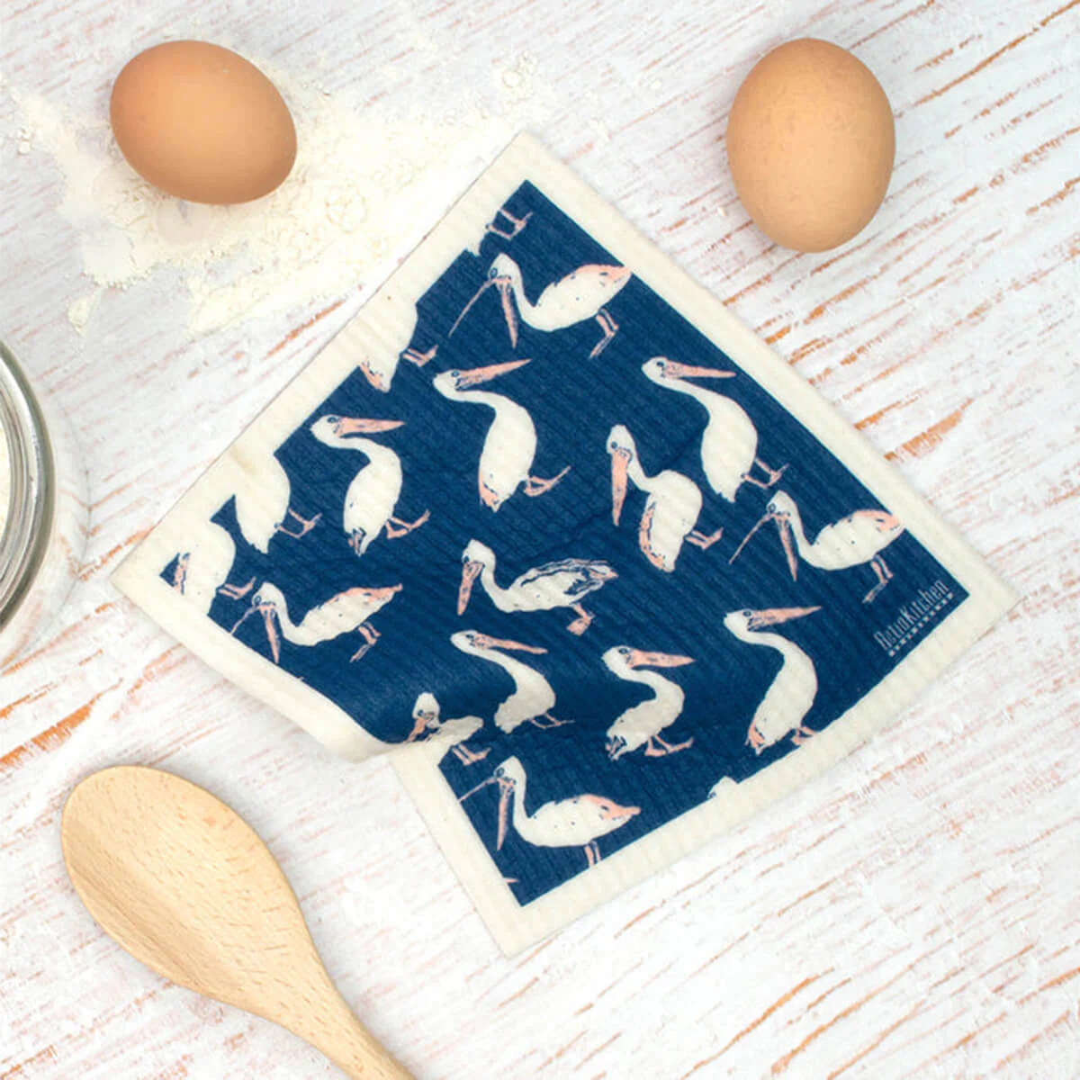 Compostable Sponge Cloth - Pelicans - Image 2