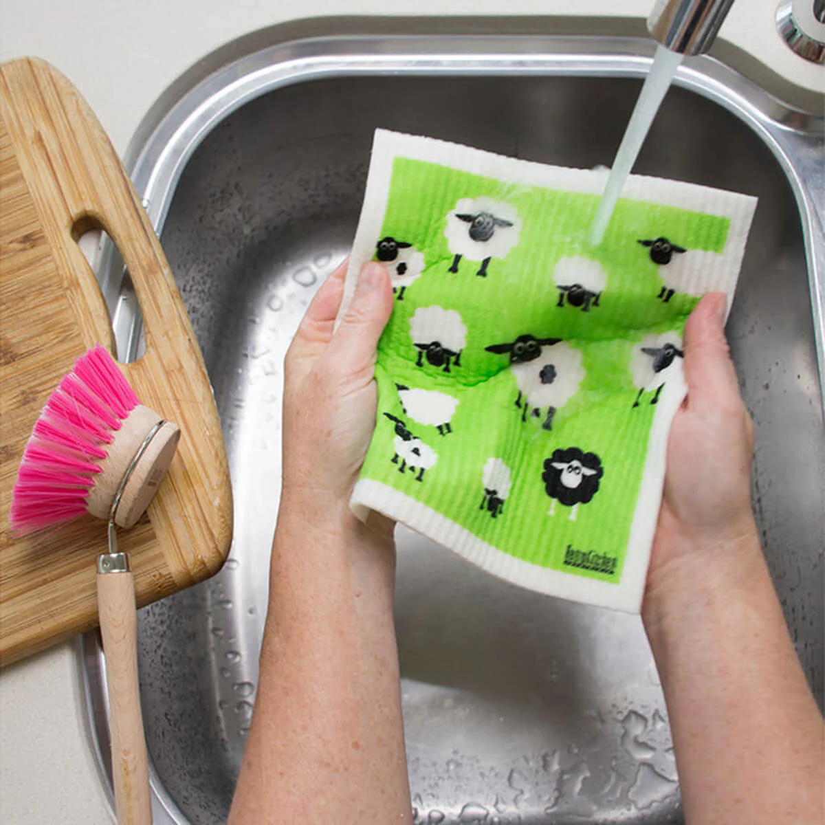 Compostable Sponge Cloth - Sheep - Image 2