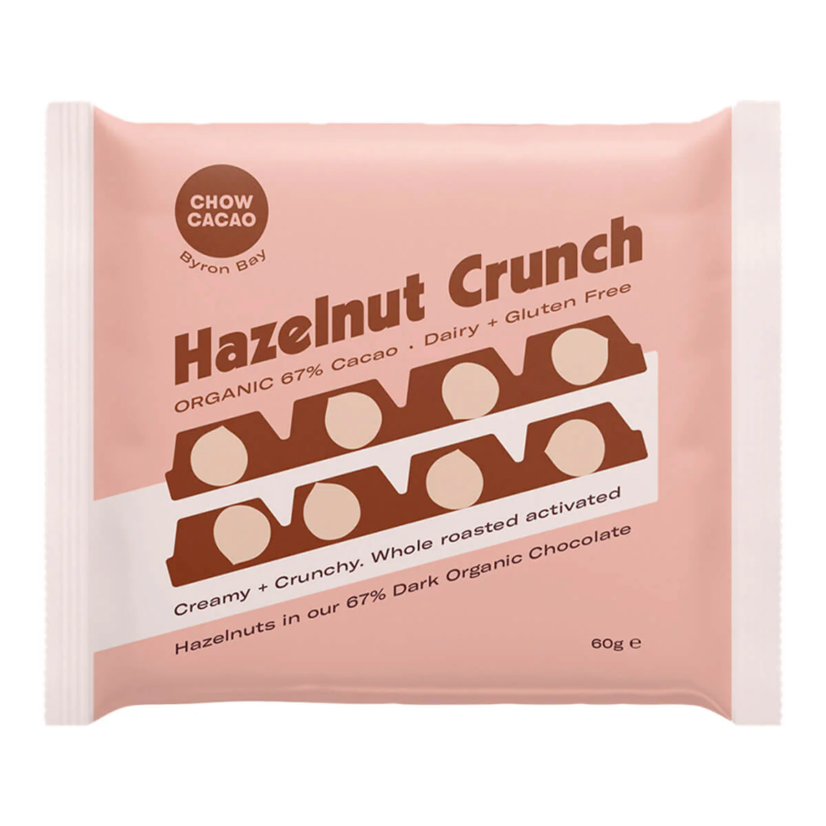 Dark Chocolate Block - Hazelnut Crunch