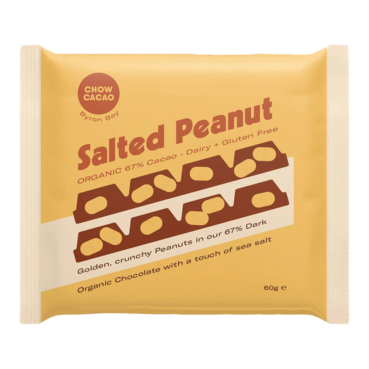 Dark Chocolate Block - Salted Peanut