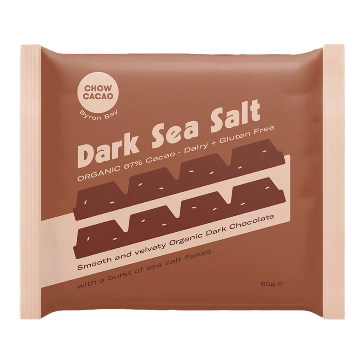 Dark Chocolate Block - Sea Salt