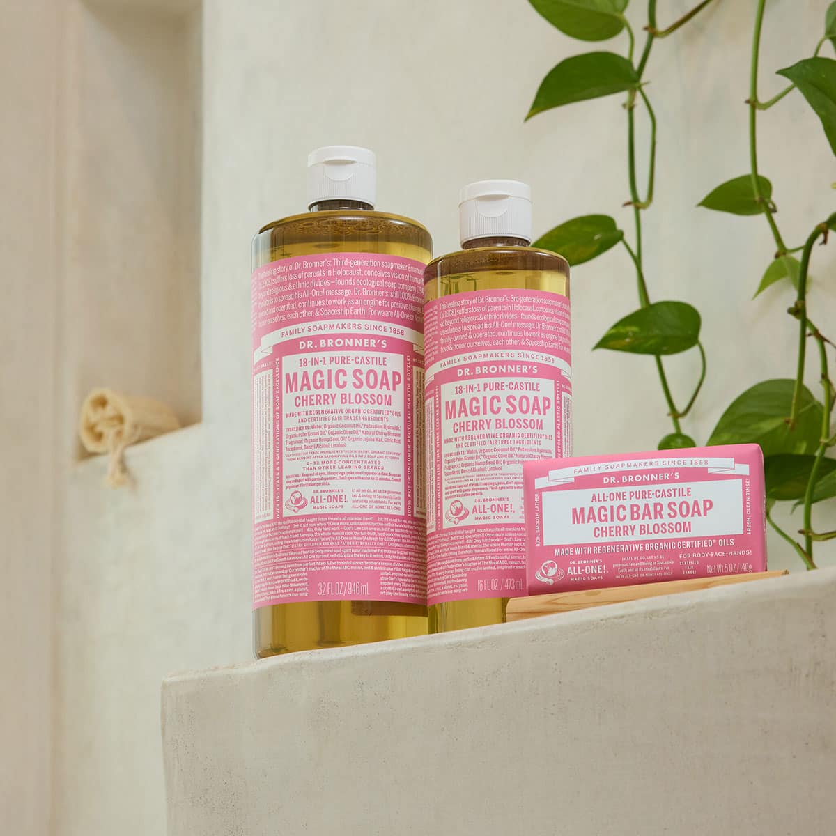 18-In-1 Pure-Castile Magic Soap - Cherry Blossom - Image 2