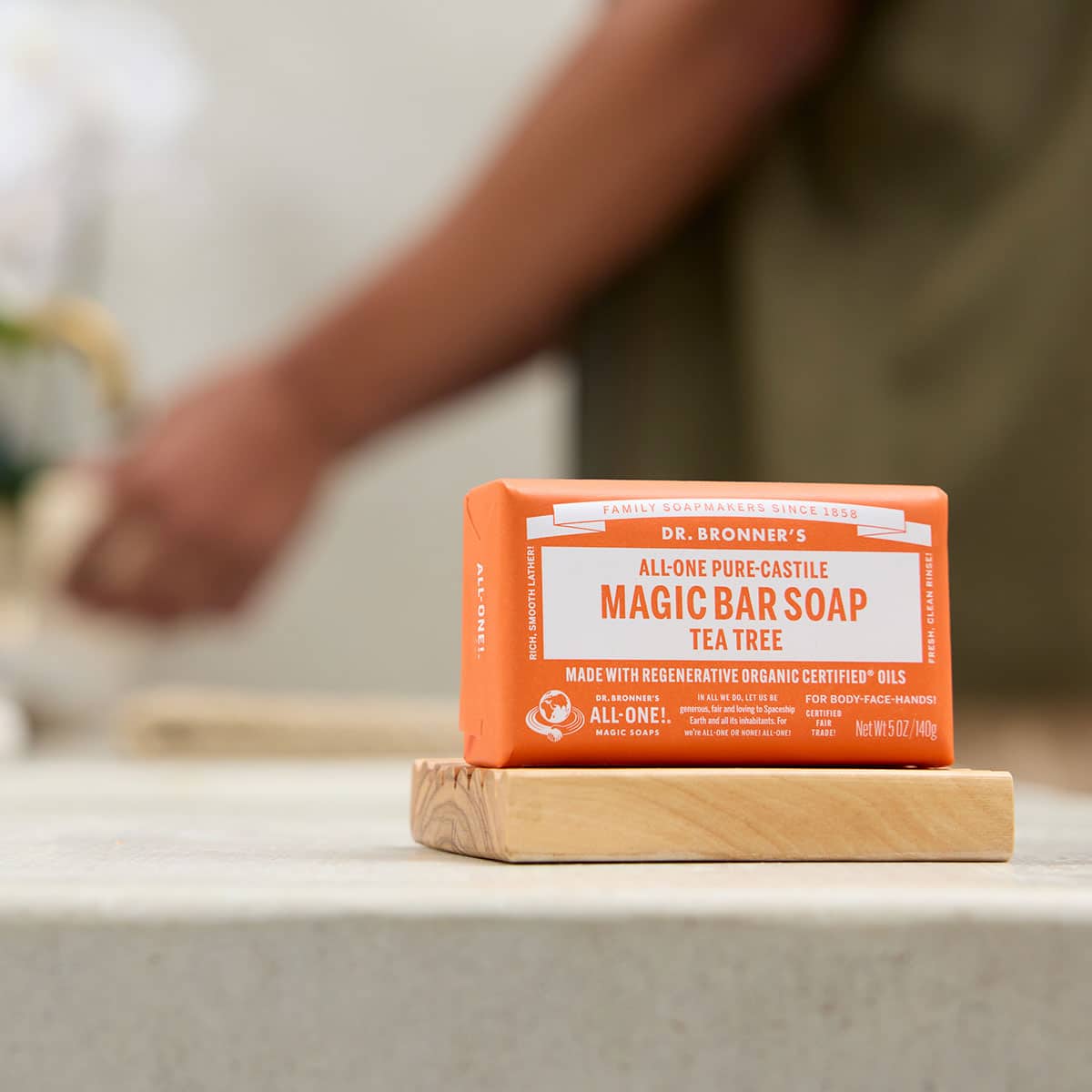 Pure-Castile Magic Bar Soap - Tea Tree - Image 3