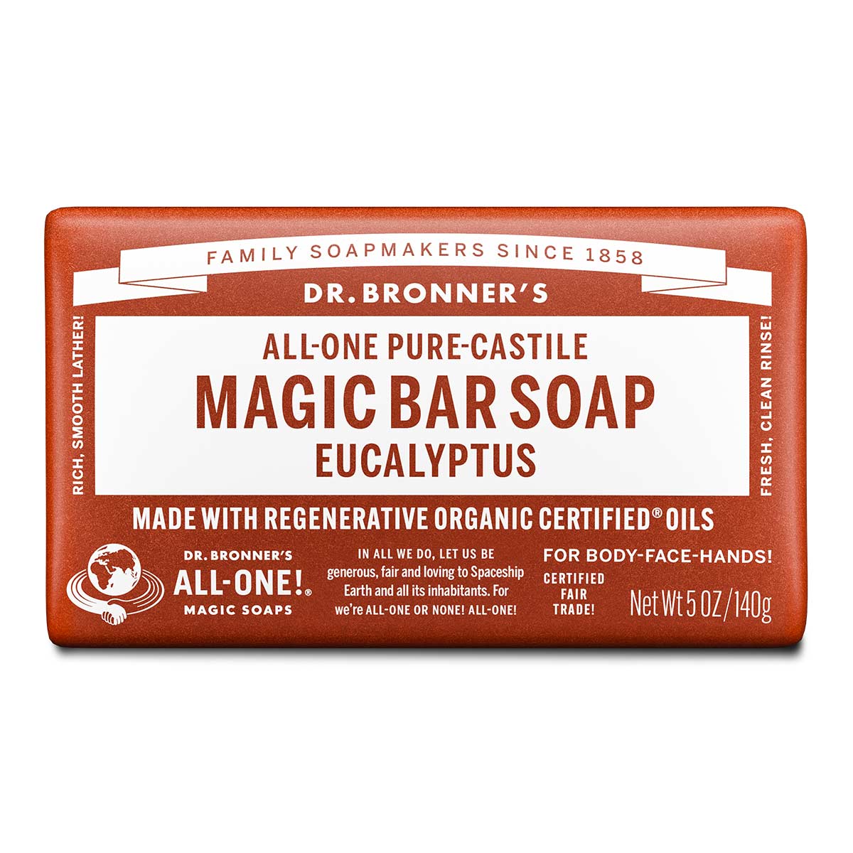 Pure-Castile Magic Bar Soap - Eucalyptus