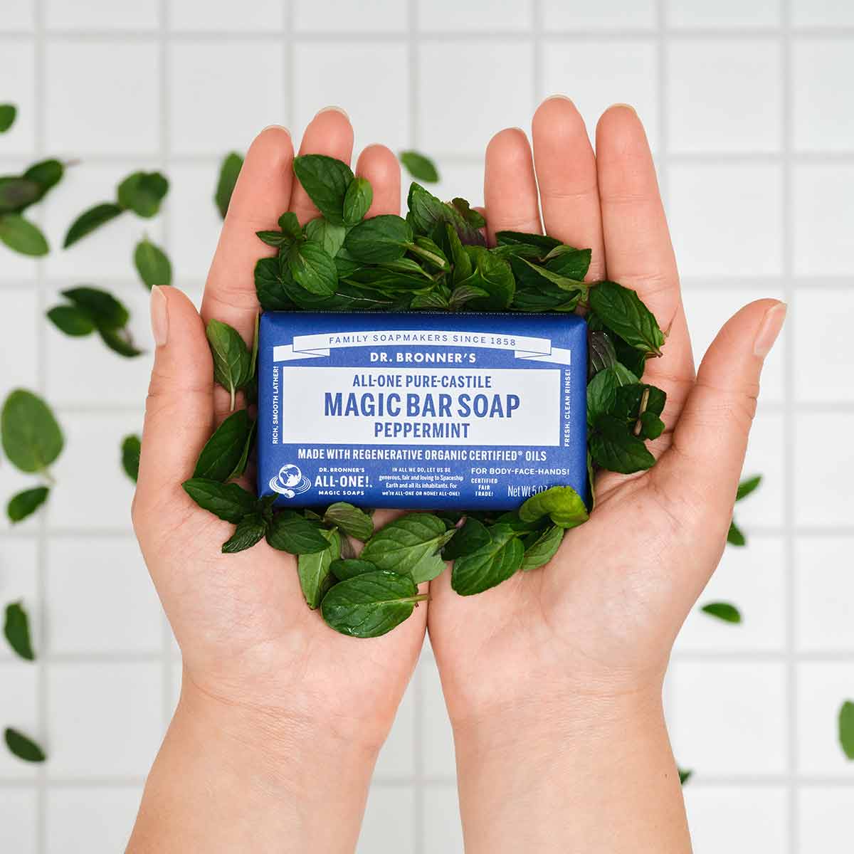 Pure-Castile Magic Bar Soap - Peppermint - Image 2