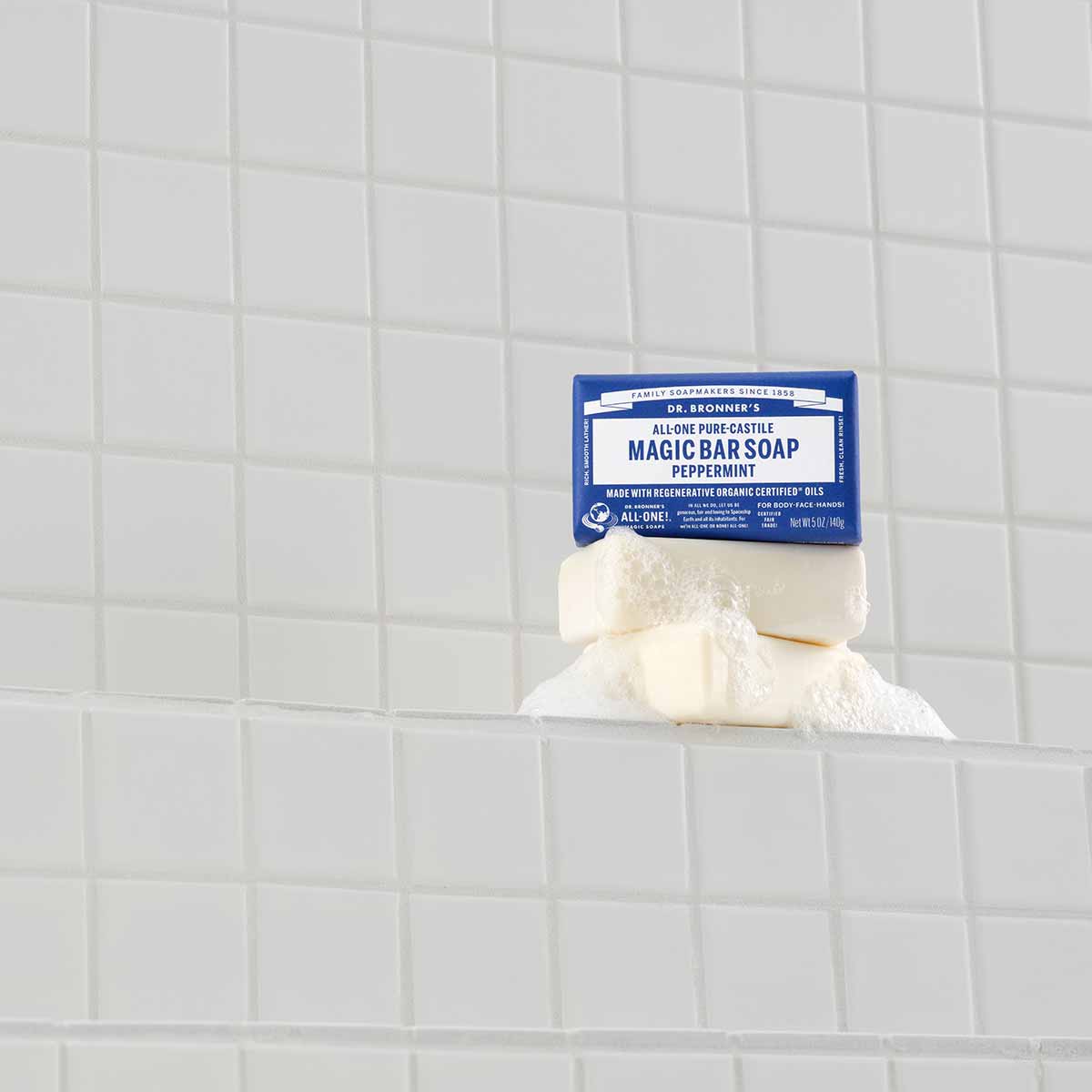 Pure-Castile Magic Bar Soap - Peppermint - Image 3