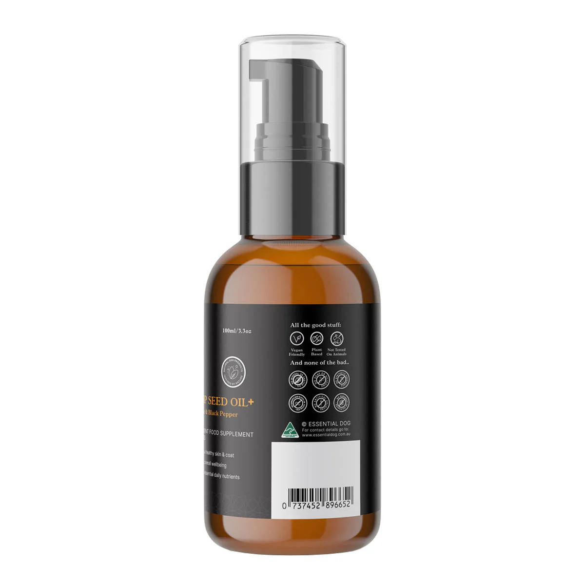 Hemp Seed Oil for Dogs - Turmeric & Black Pepper - Image 3