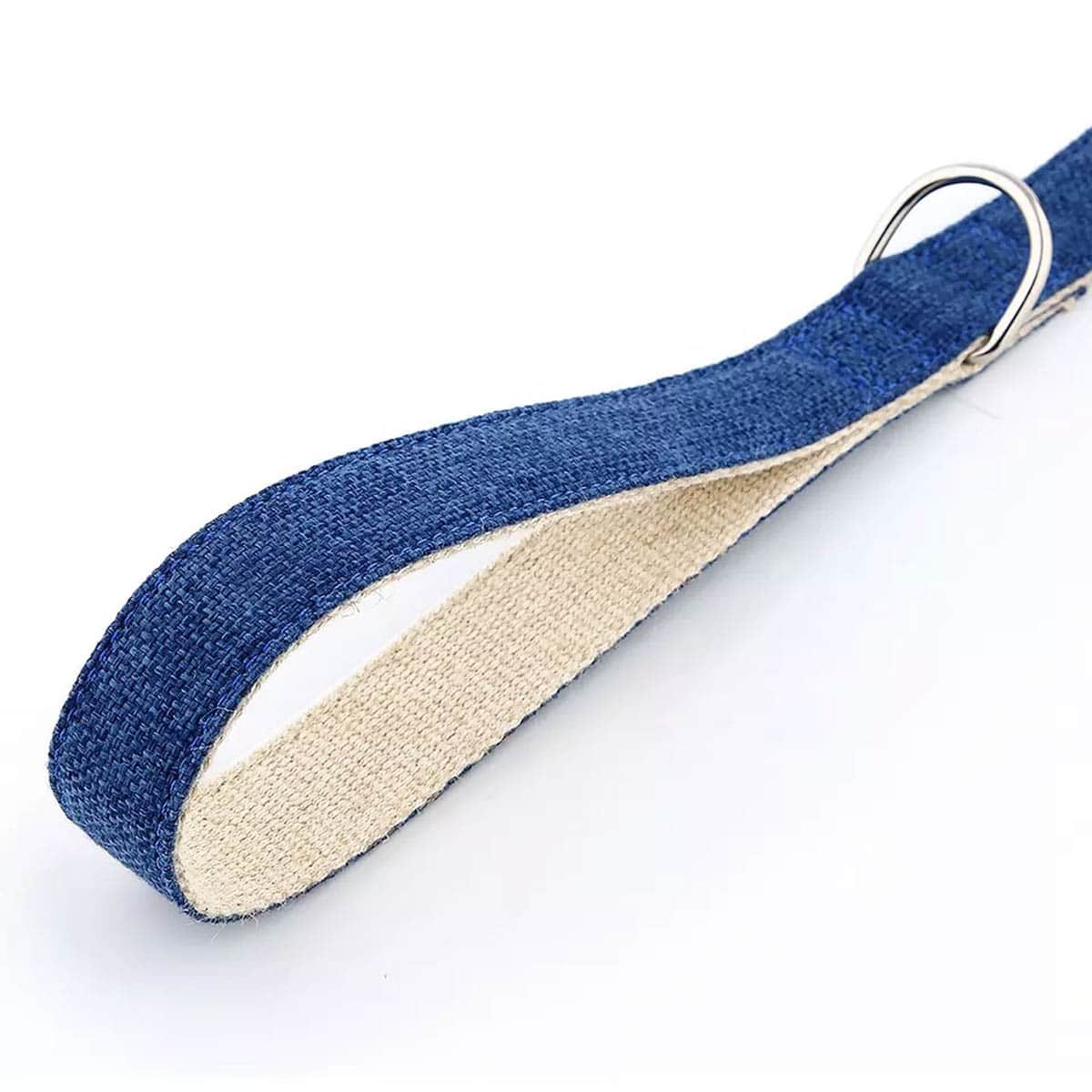 Organic Hemp & Cotton Dog Lead - Ink Blue - Image 2