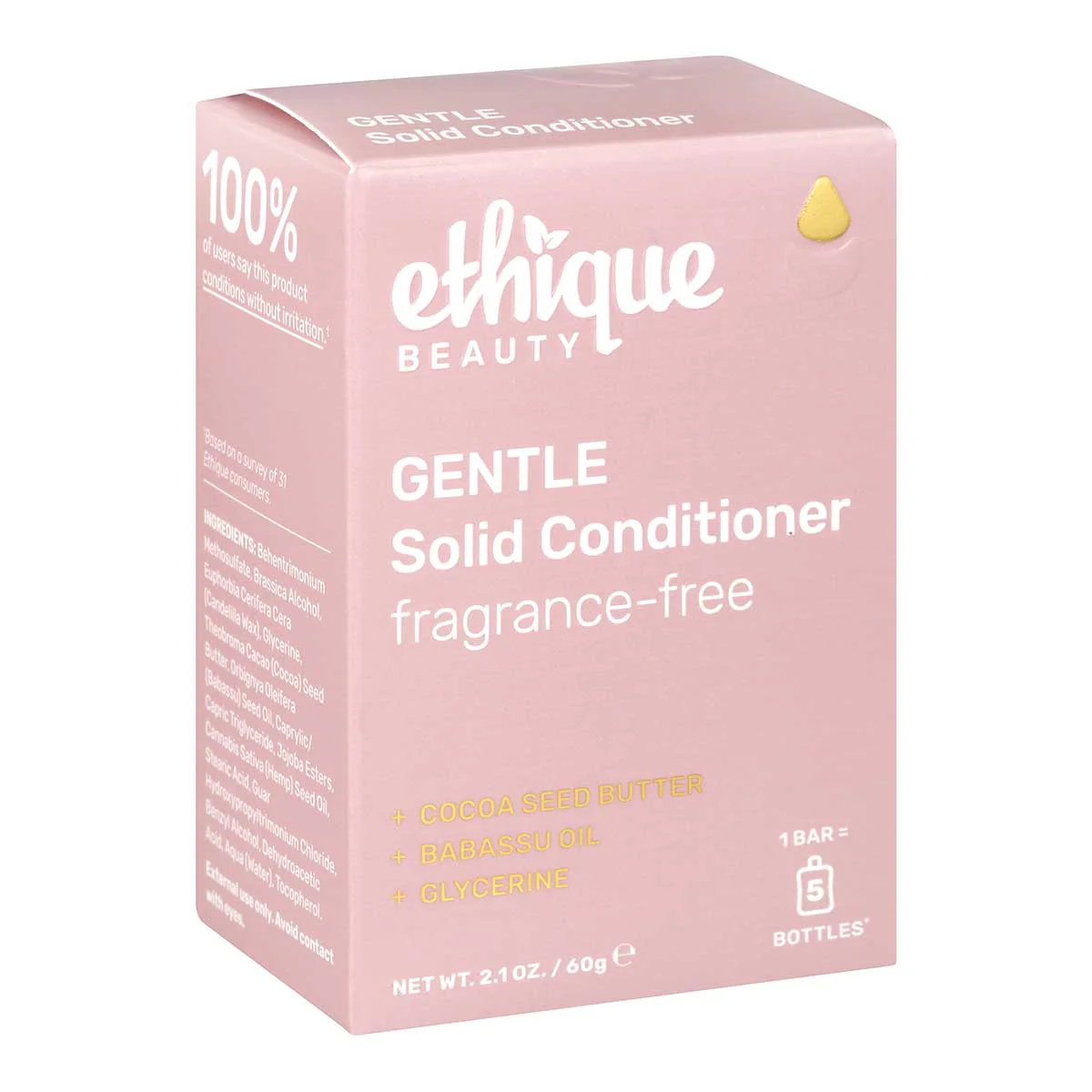 Gentle Solid Conditioner Fragrance-Free