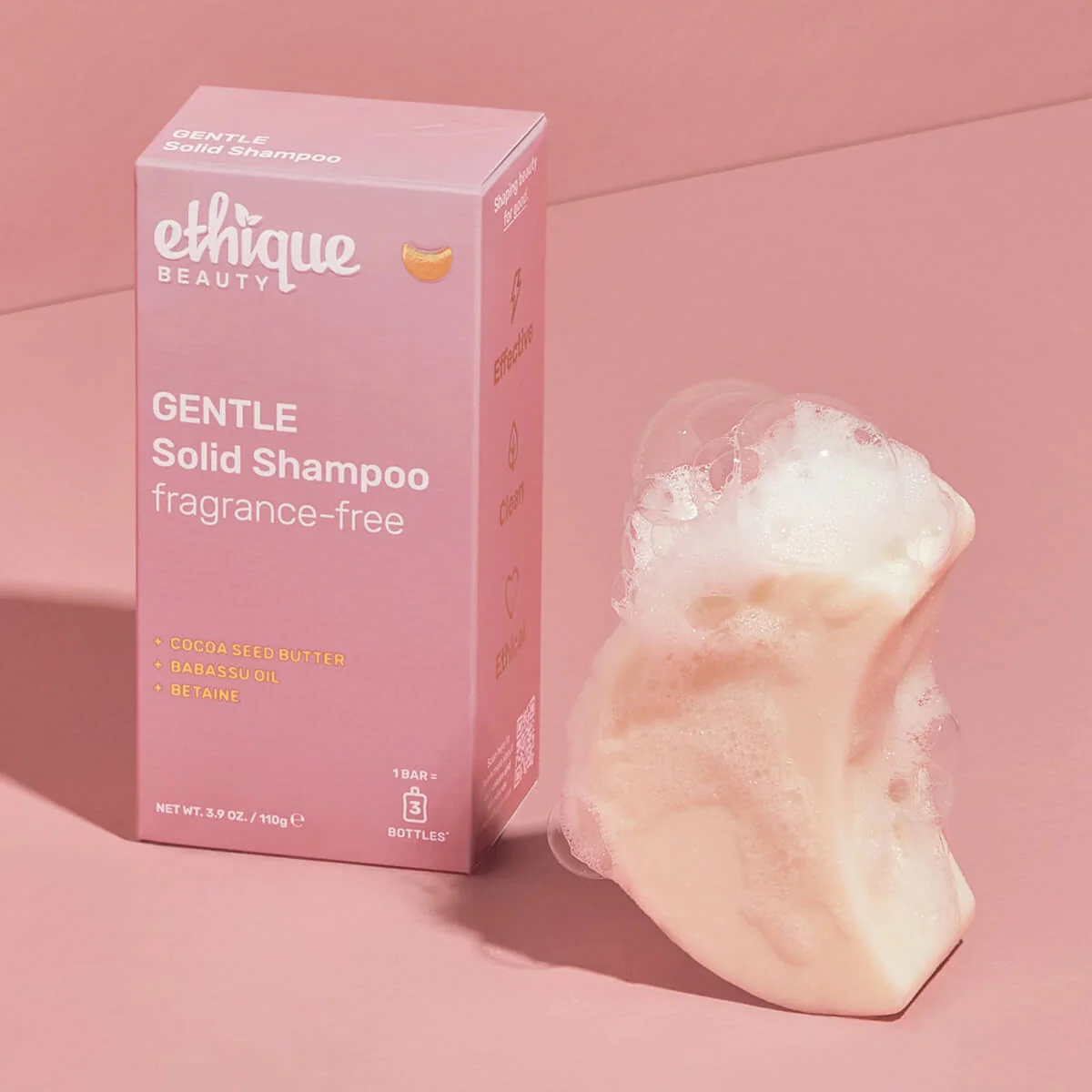 Gentle Solid Shampoo Fragrance-Free - Image 2