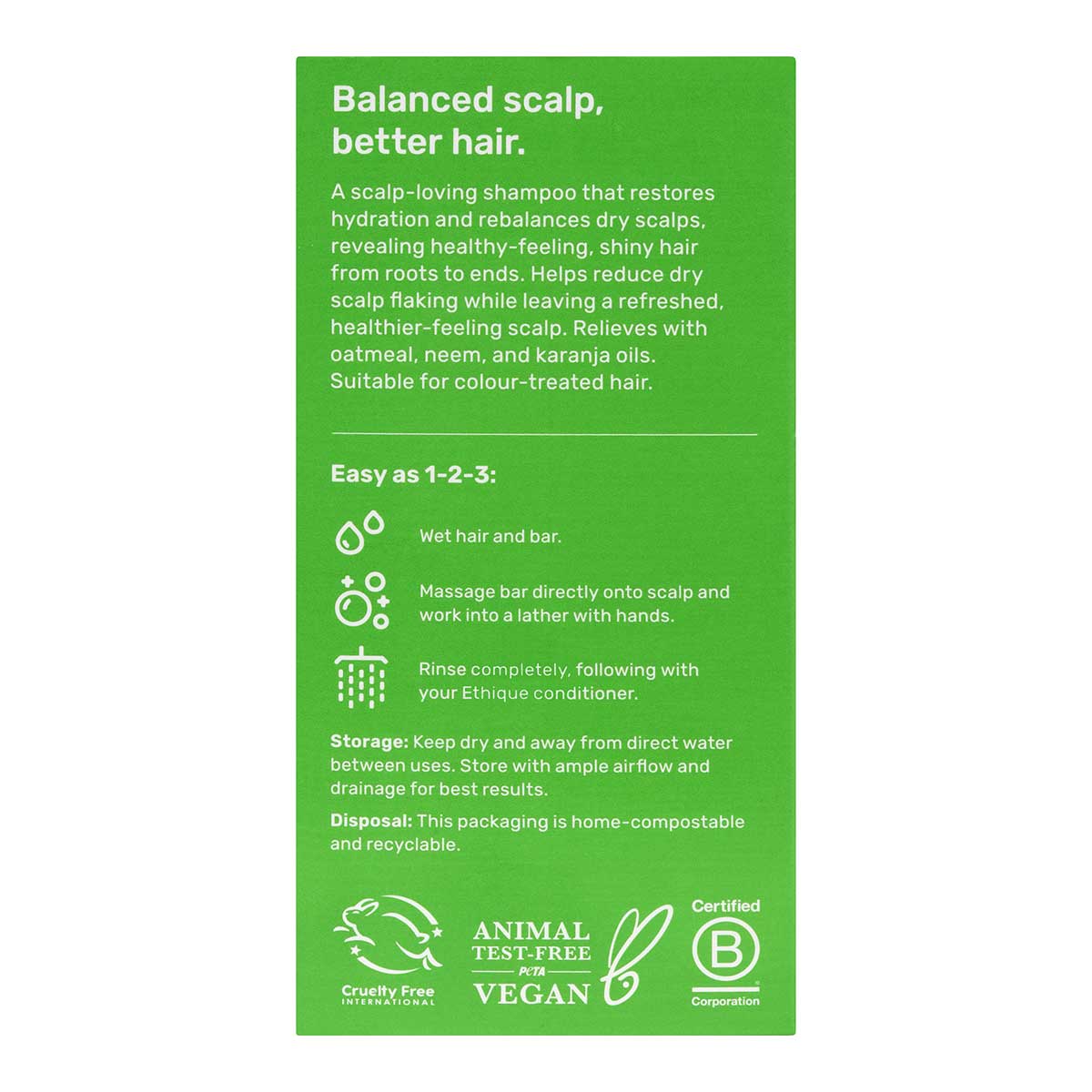 Scalp Health Solid Shampoo for Dry, Flaky Scalps - Image 3