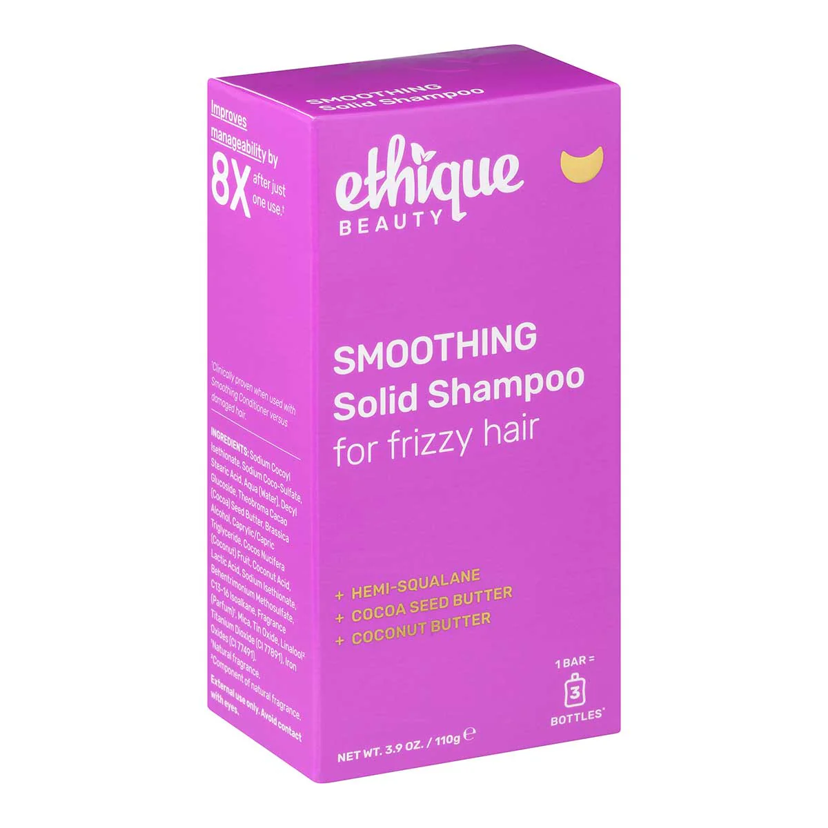 Smoothing Solid Shampoo for Frizzy Hair