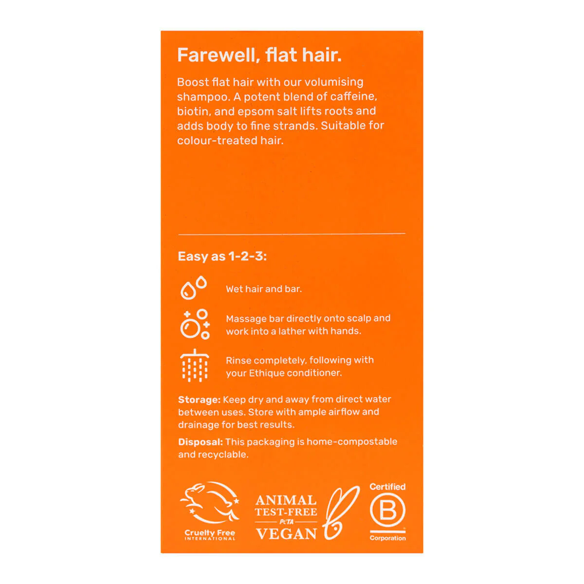 Volumising Solid Shampoo for Fine, Flat Hair - Image 3