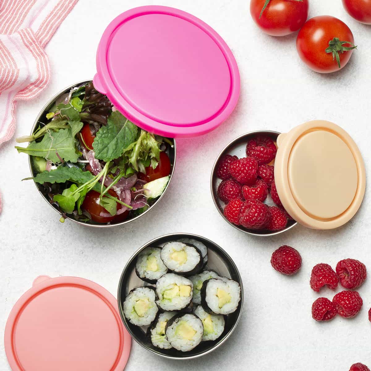 Stainless Steel Round Nesting Containers - Image 6