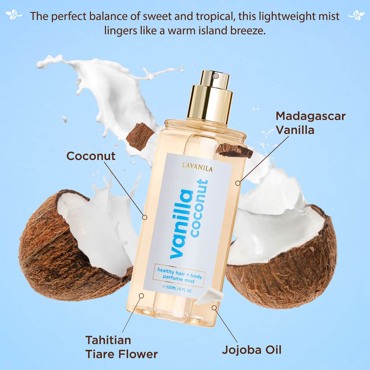 The Healthy Hair + Body Mist - Vanilla Coconut - Image 4