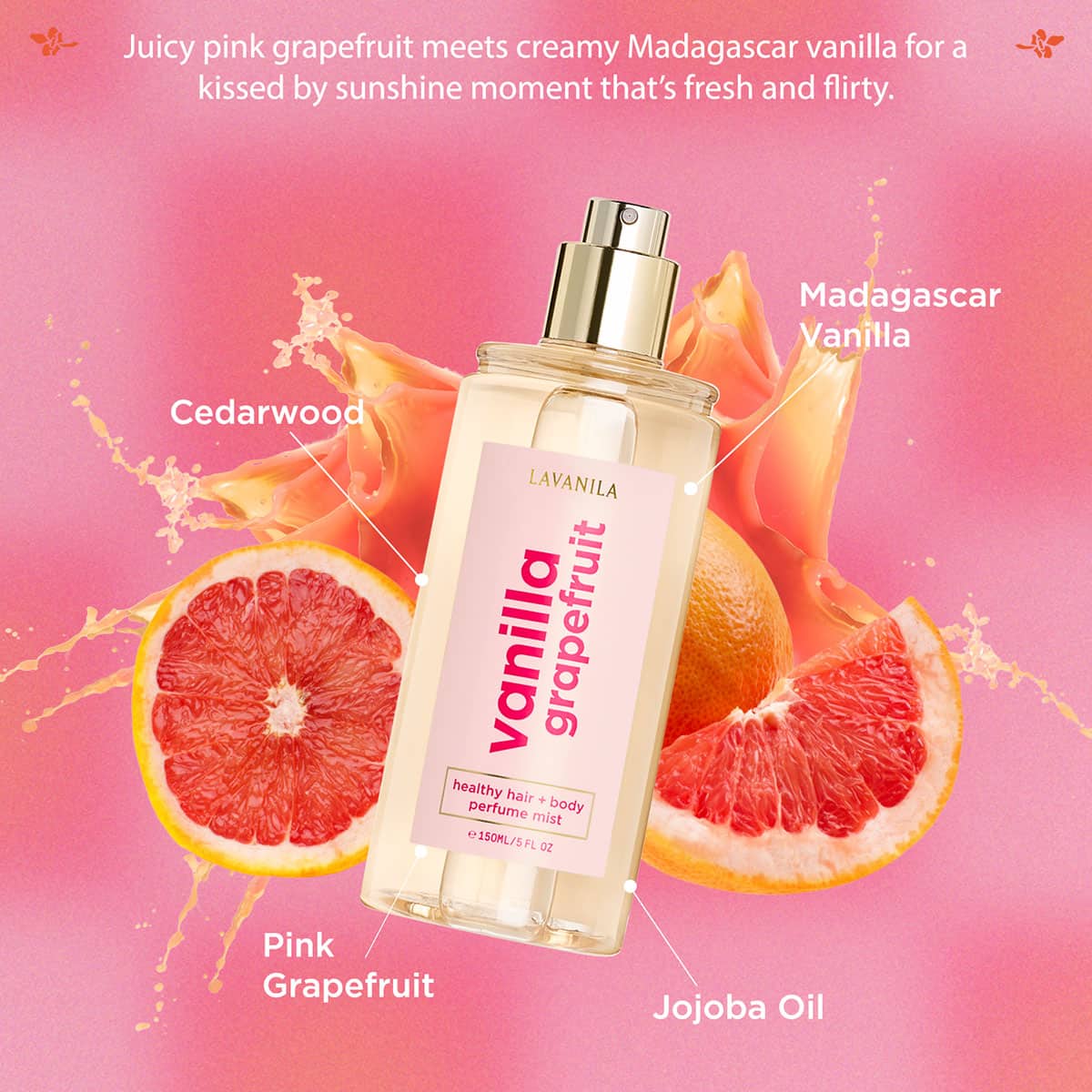 The Healthy Hair + Body Mist - Vanilla Grapefruit - Image 4