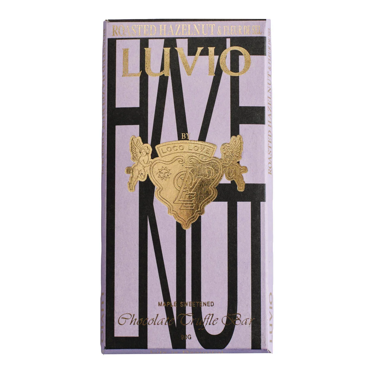 Luvio Roasted Hazelnut & Fleur De Sel Chocolate Truffle Bar