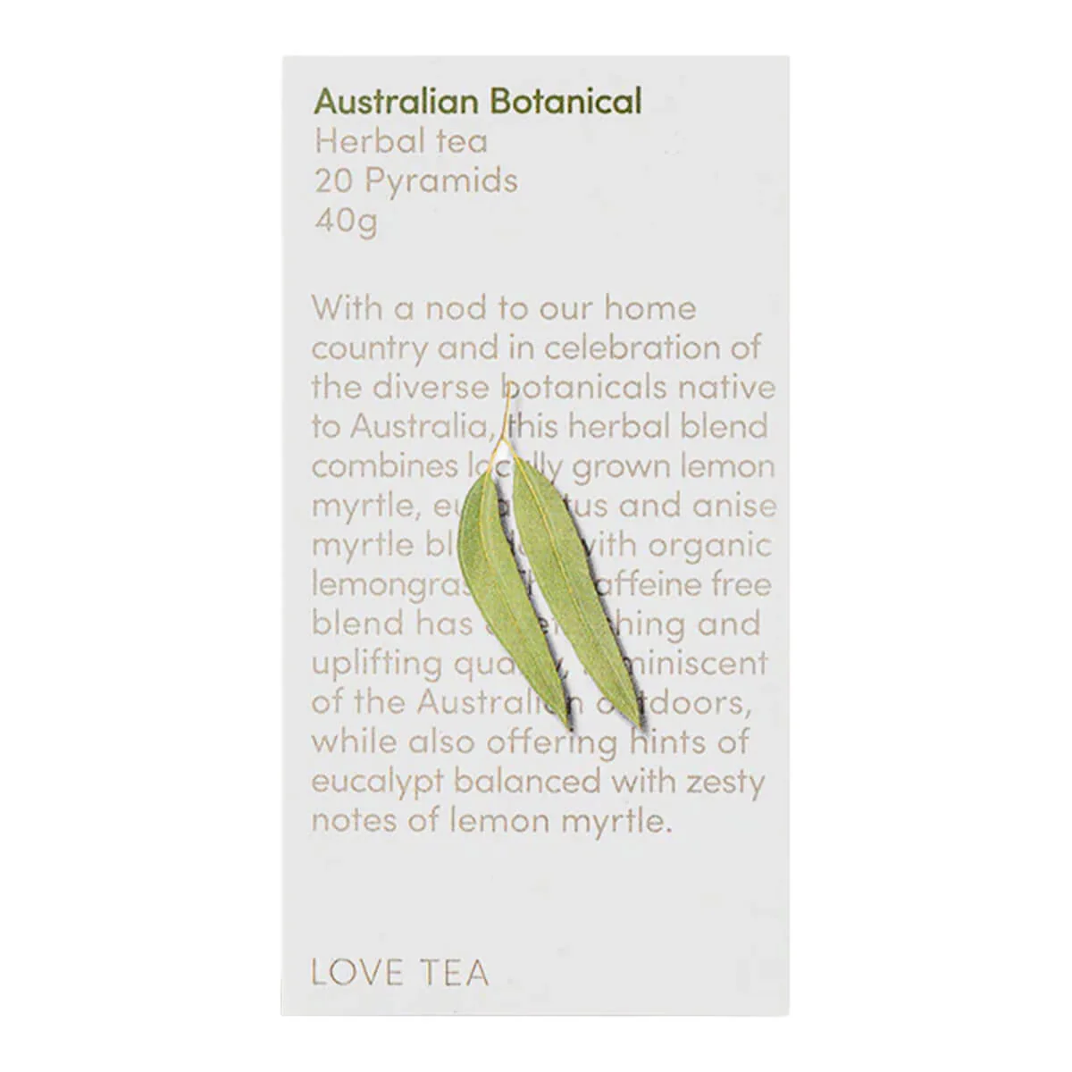 Australian Botanical Pyramid Tea Bags