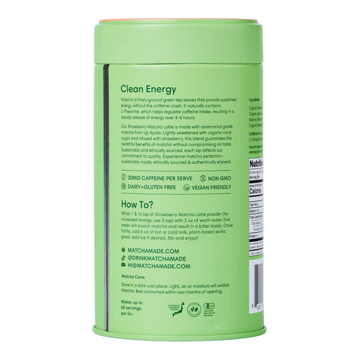 Matcha Latte - Strawberry Blend - Image 3
