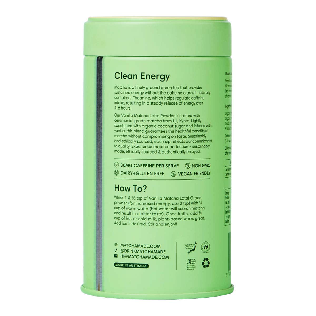 Matcha Latte - Vanilla Blend - Image 3