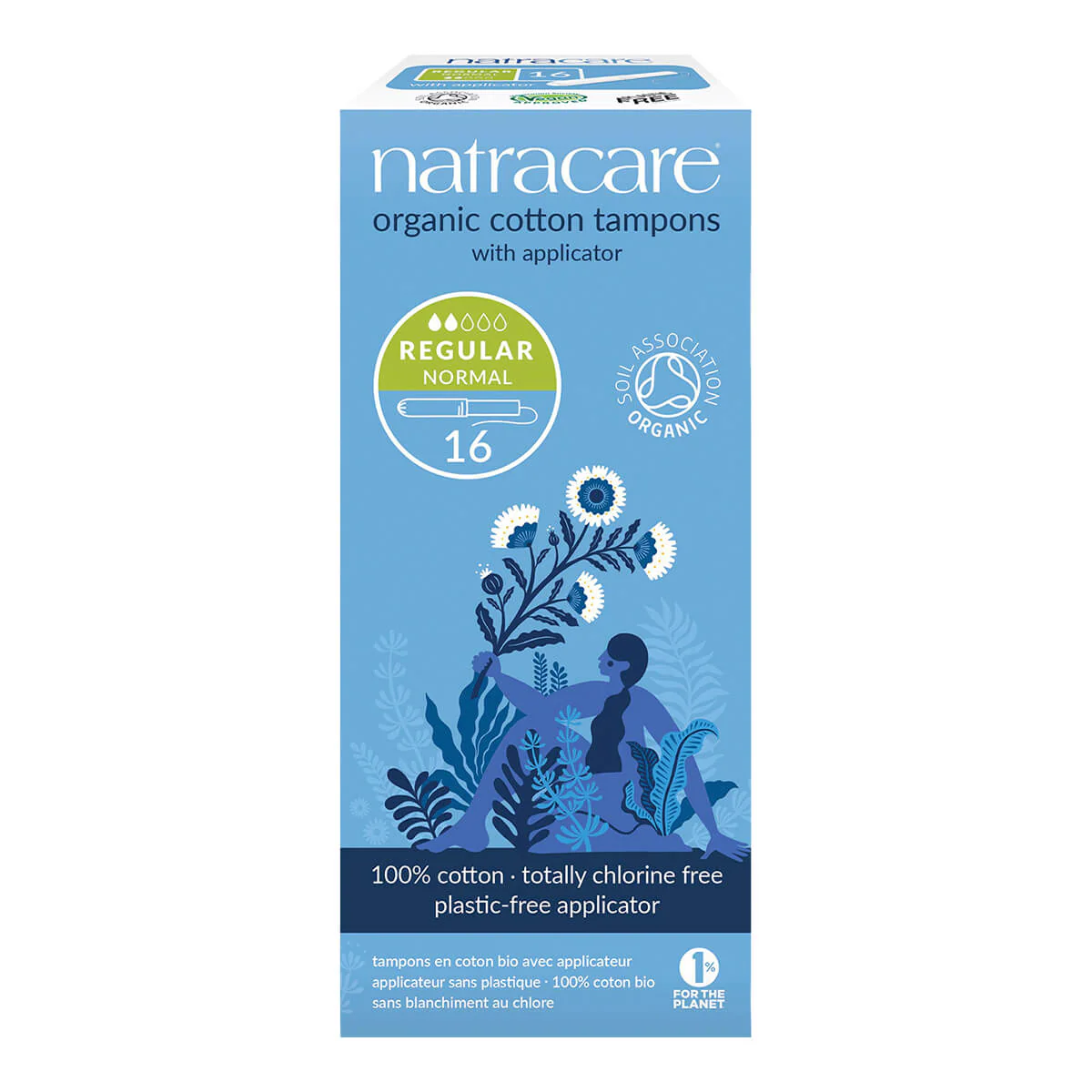 Organic Cotton Tampons with Applicator