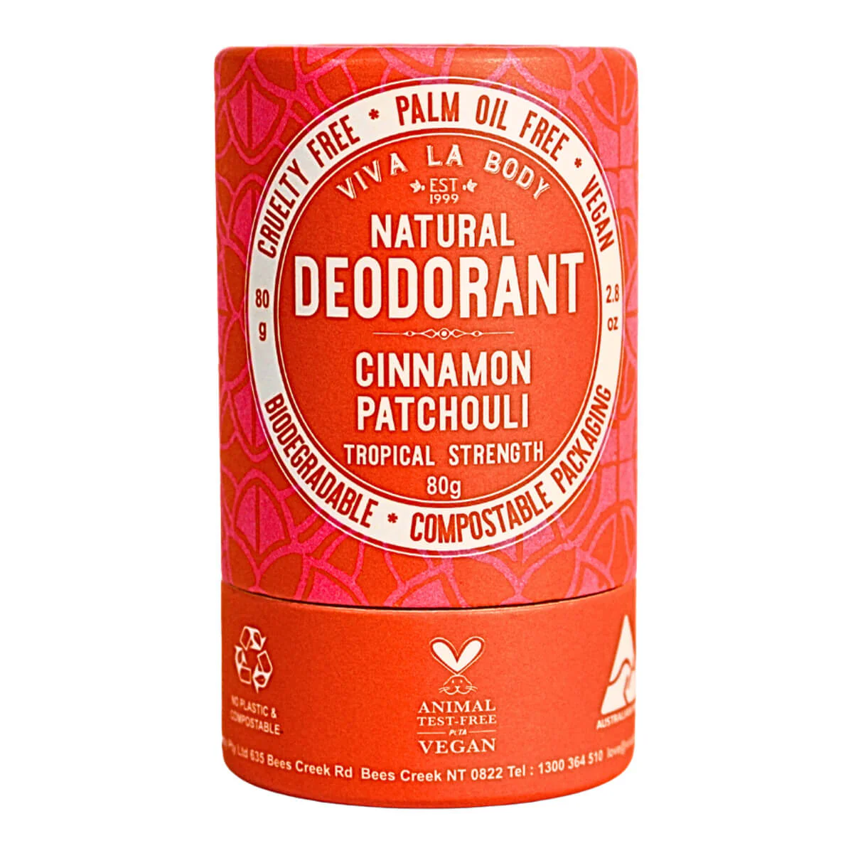 Natural Deodorant - Cinnamon & Patchouli