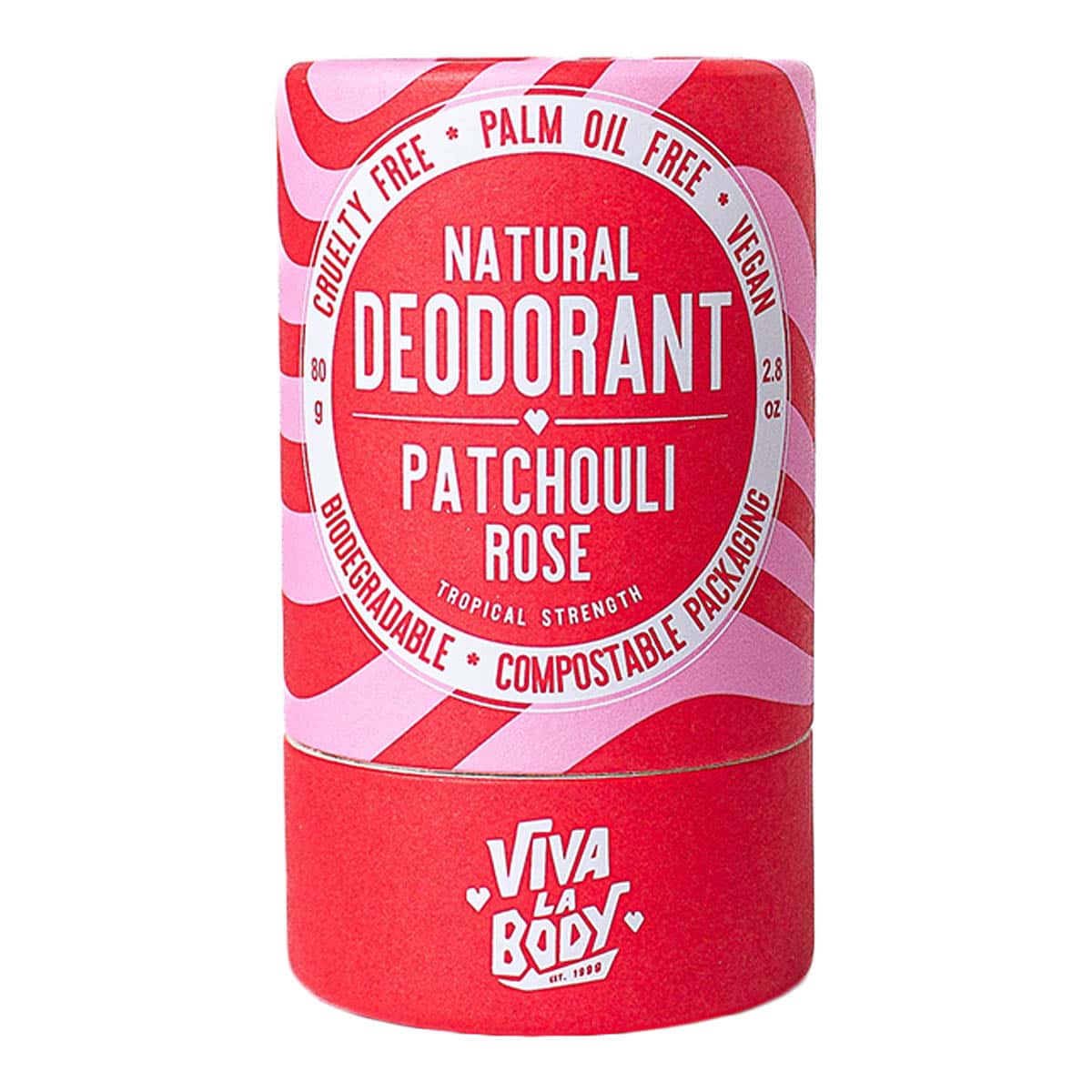 Natural Deodorant - Patchouli Rose