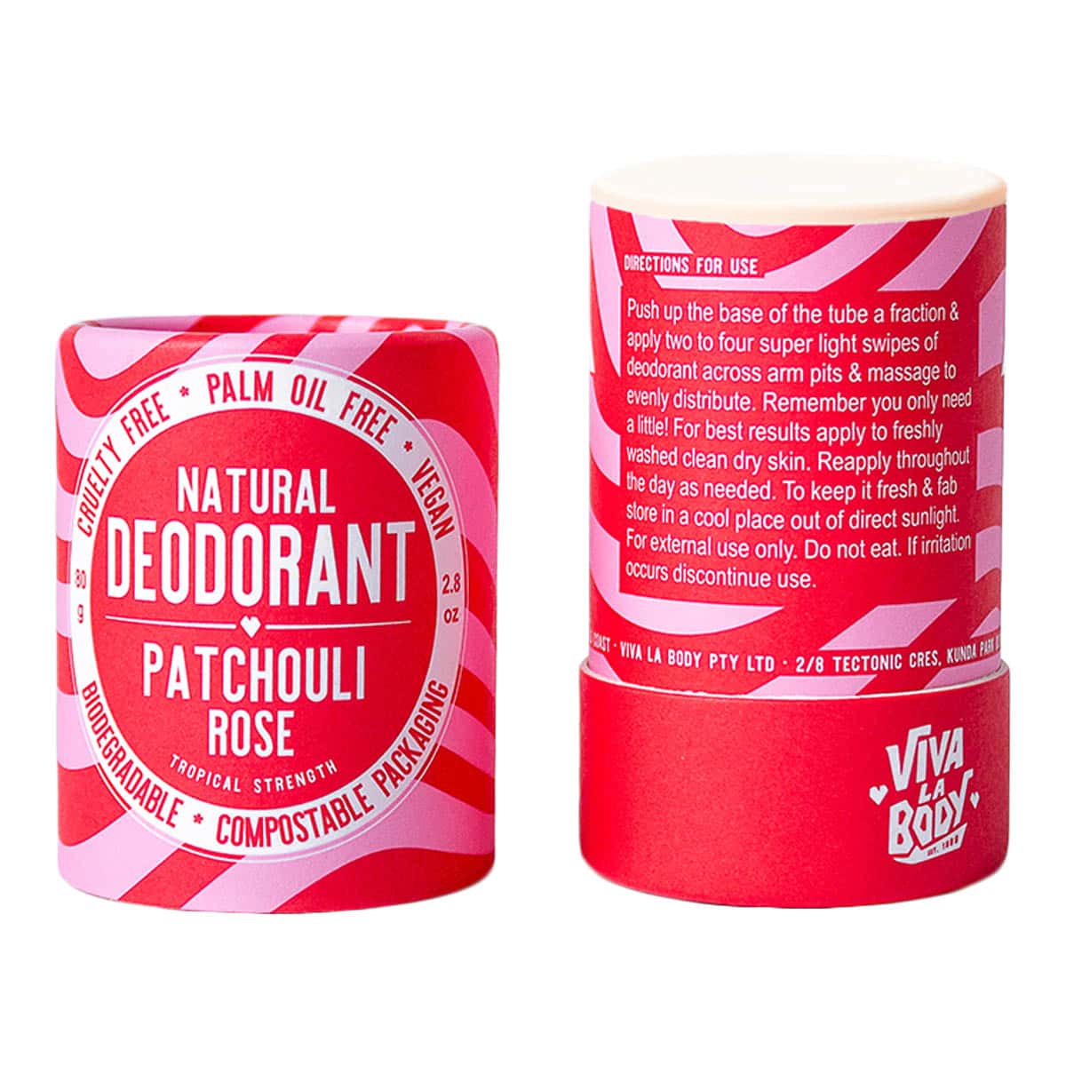 Natural Deodorant - Patchouli Rose - Image 2