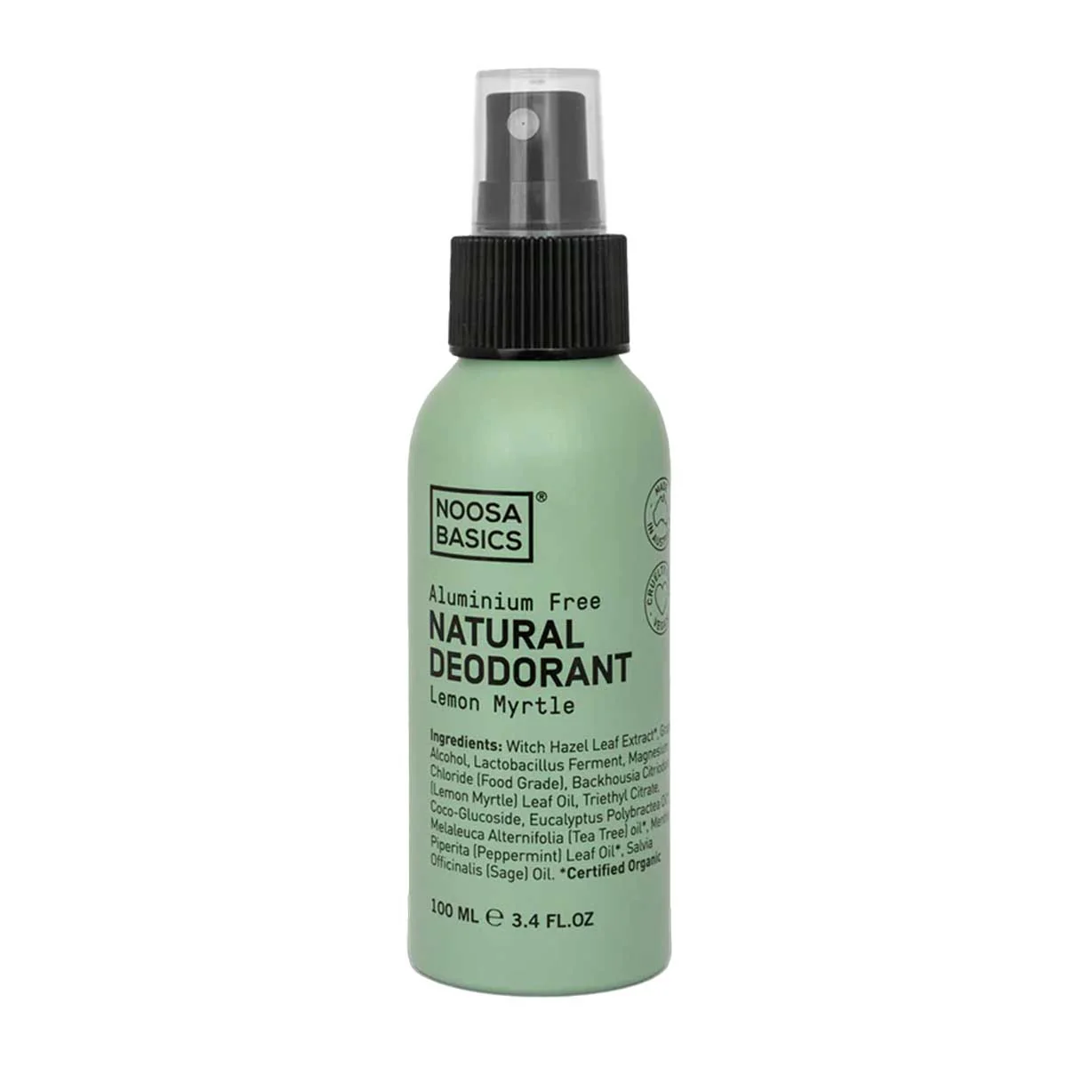 Natural Deodorant Spray - Lemon Myrtle