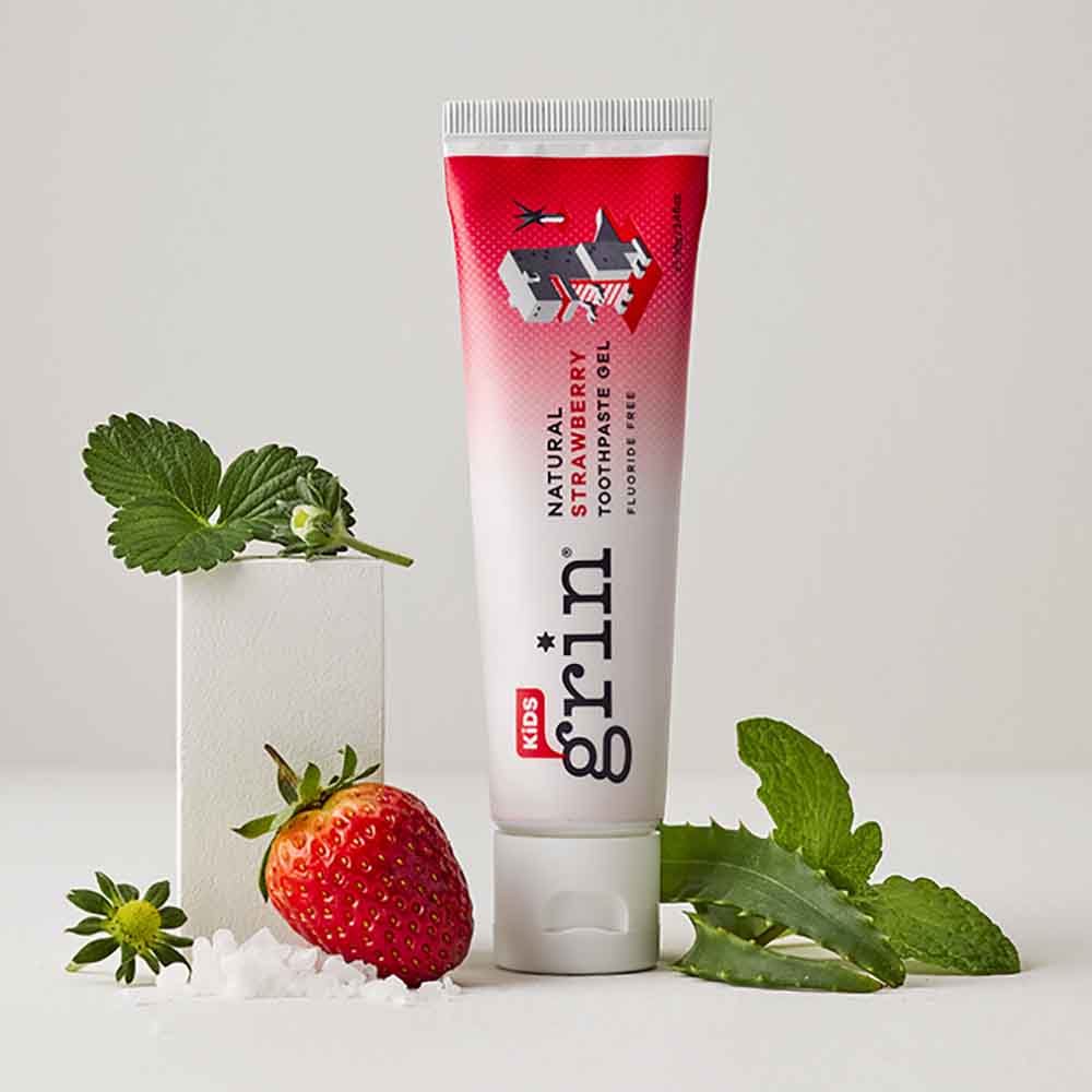 Kids Natural Strawberry Toothpaste - Image 2