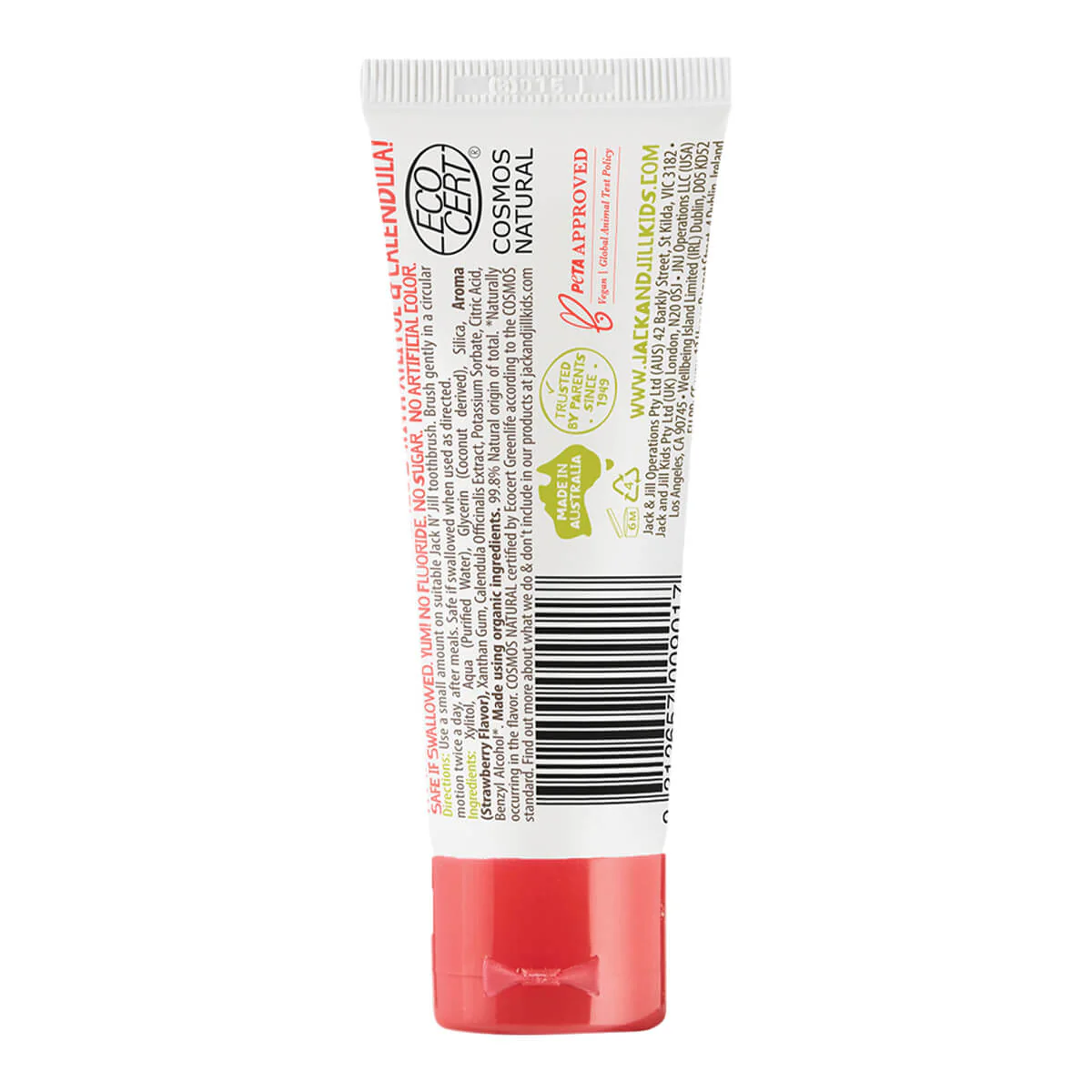 Natural Toothpaste - Strawberry - Image 2