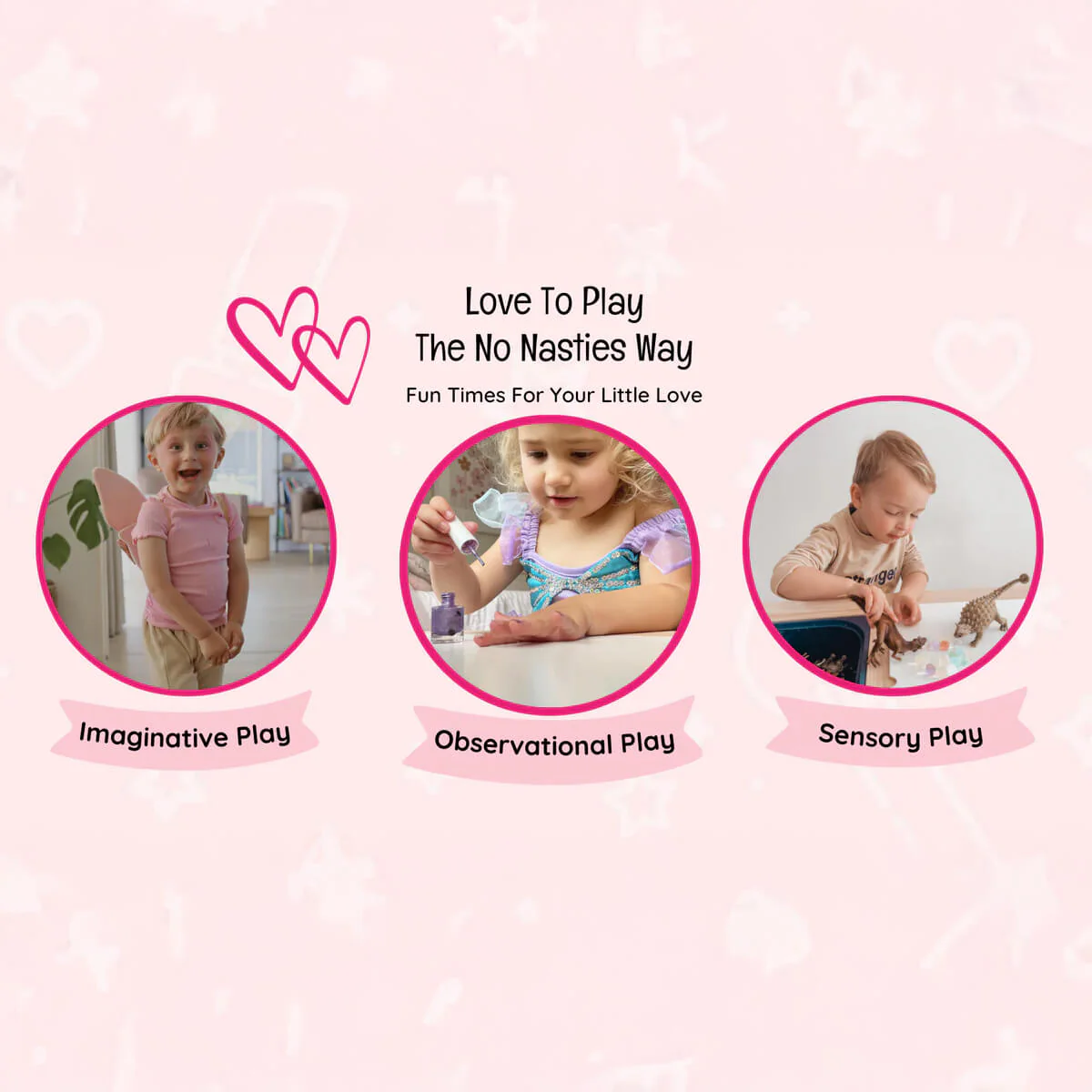 Kids Natural Makeup Palette Kit - Nala Pink - Image 4