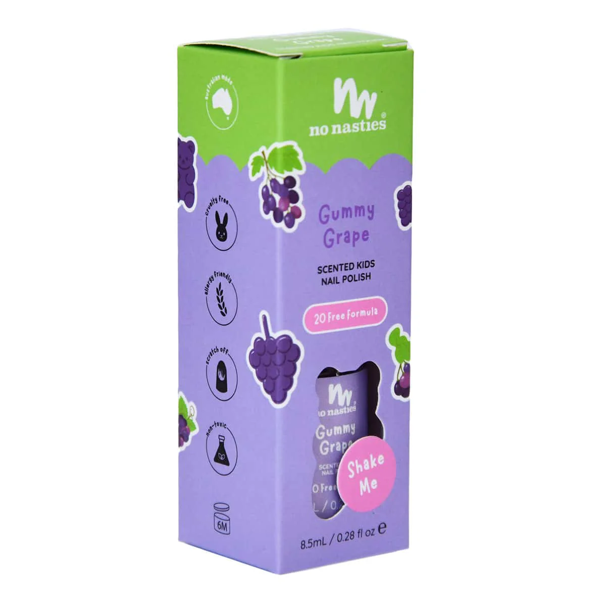 Kids Scented Nail Polish - Gummy Grape - Image 2