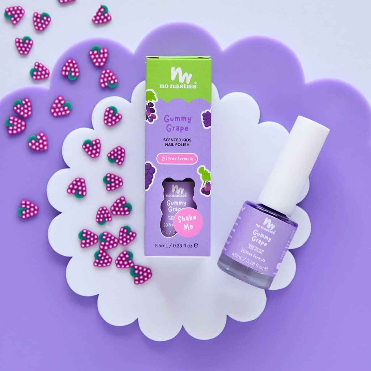 Kids Scented Nail Polish - Gummy Grape - Image 3