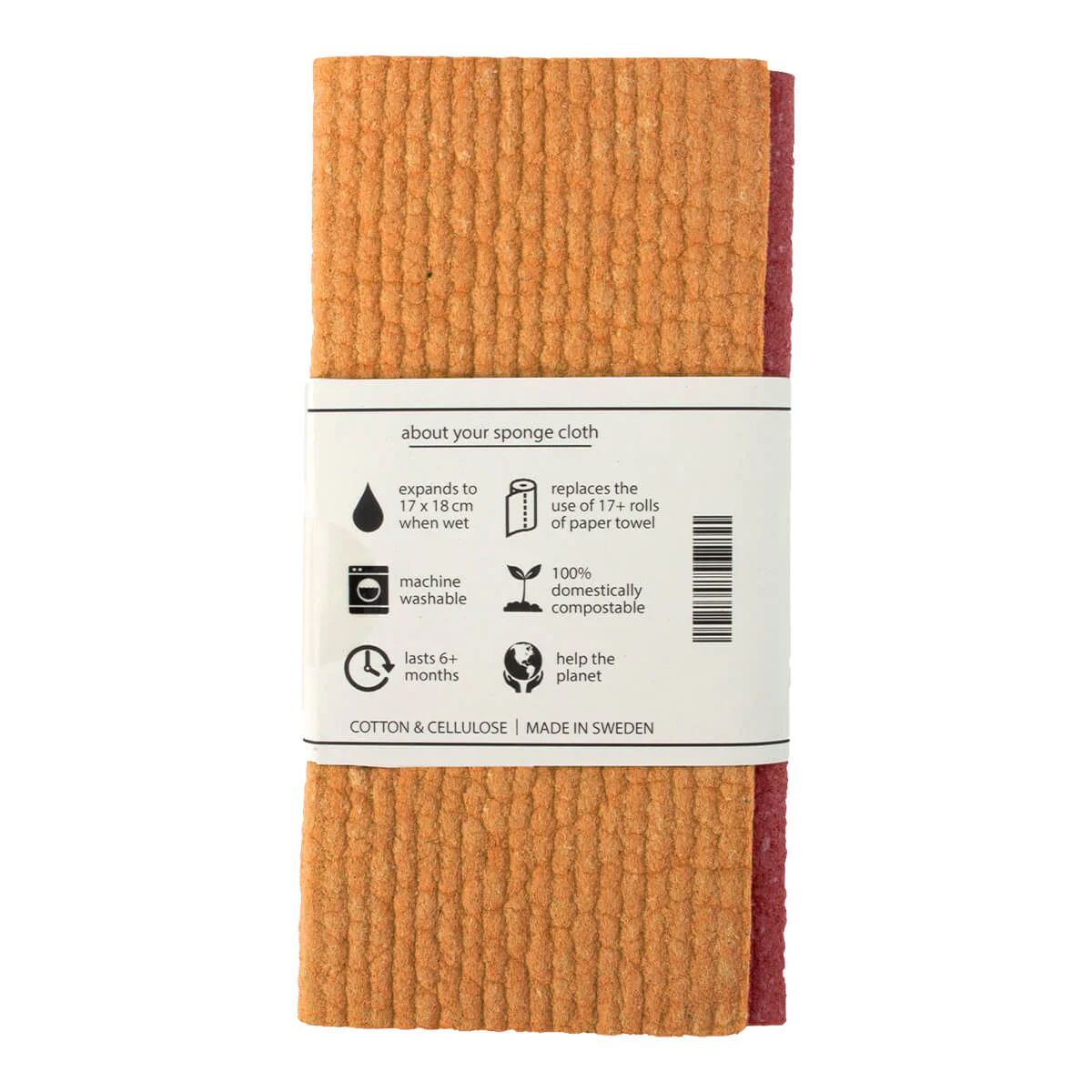 Organic Dyed Compostable Sponge Cloth Set - Autumn - Image 2